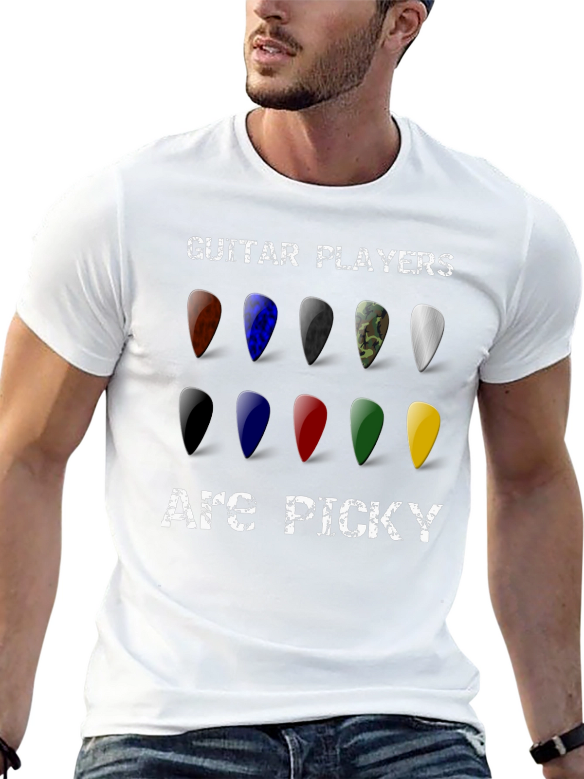 Guitar Players Are Picky T-Shirt - Music Lover Tee