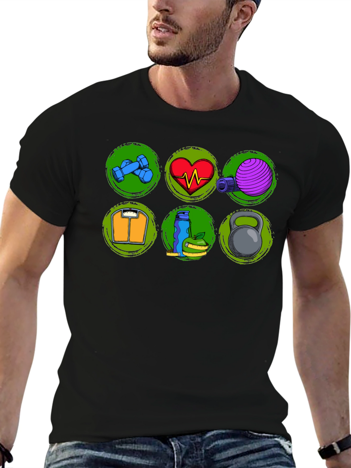 Fitness Graphic T-Shirt: Workout Motivation