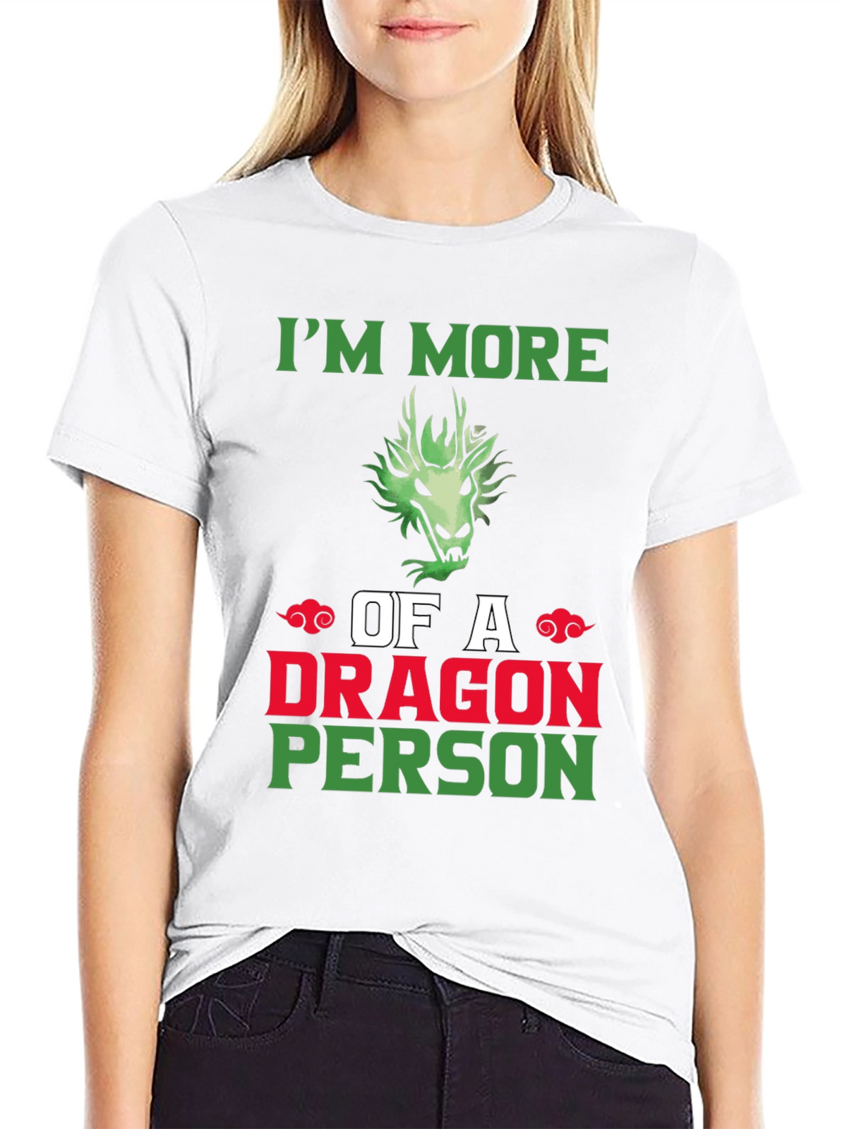 Im More of a Dragon Person Graphic T-Shirt