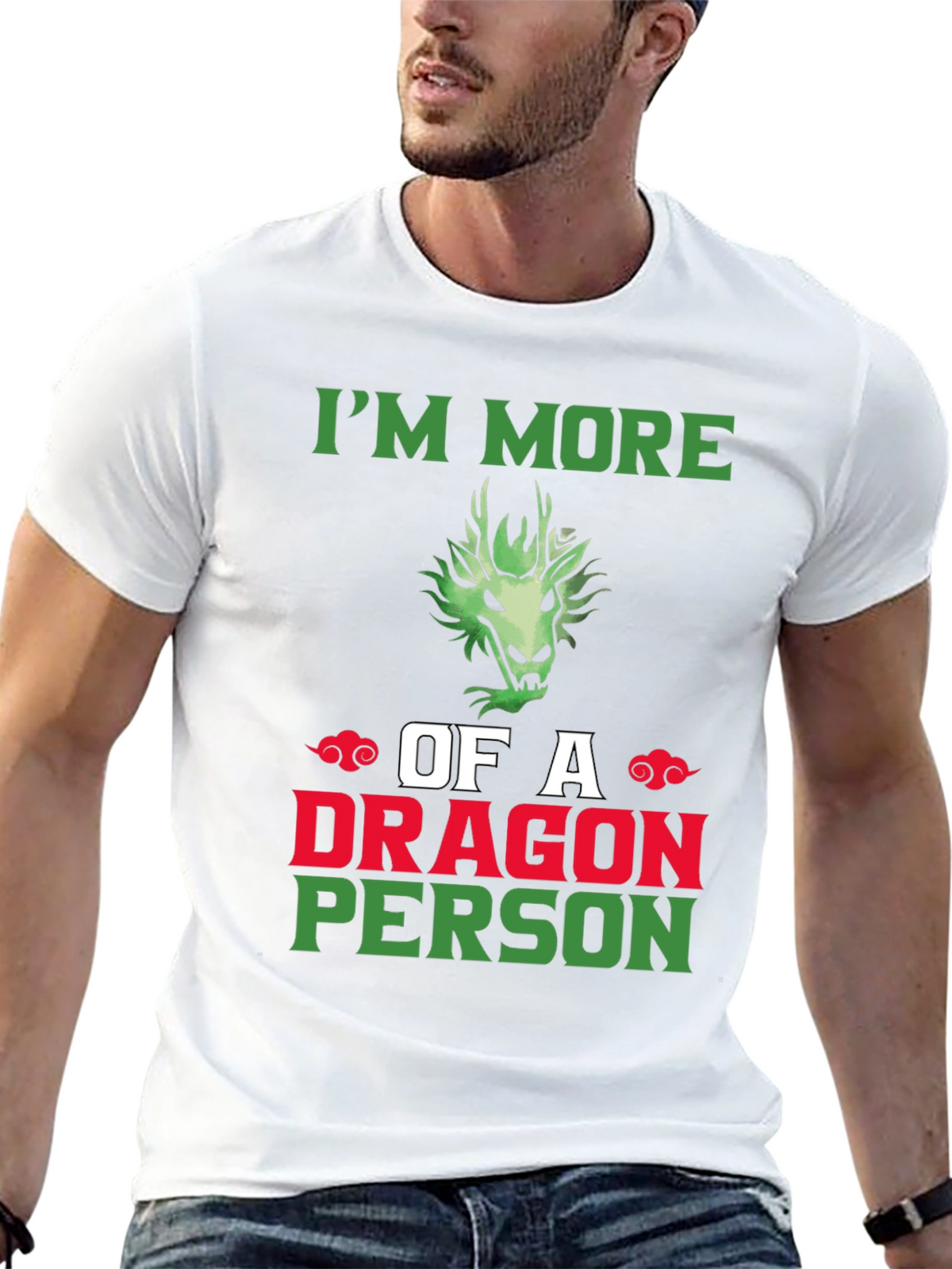 Im More of a Dragon Person Graphic T-Shirt