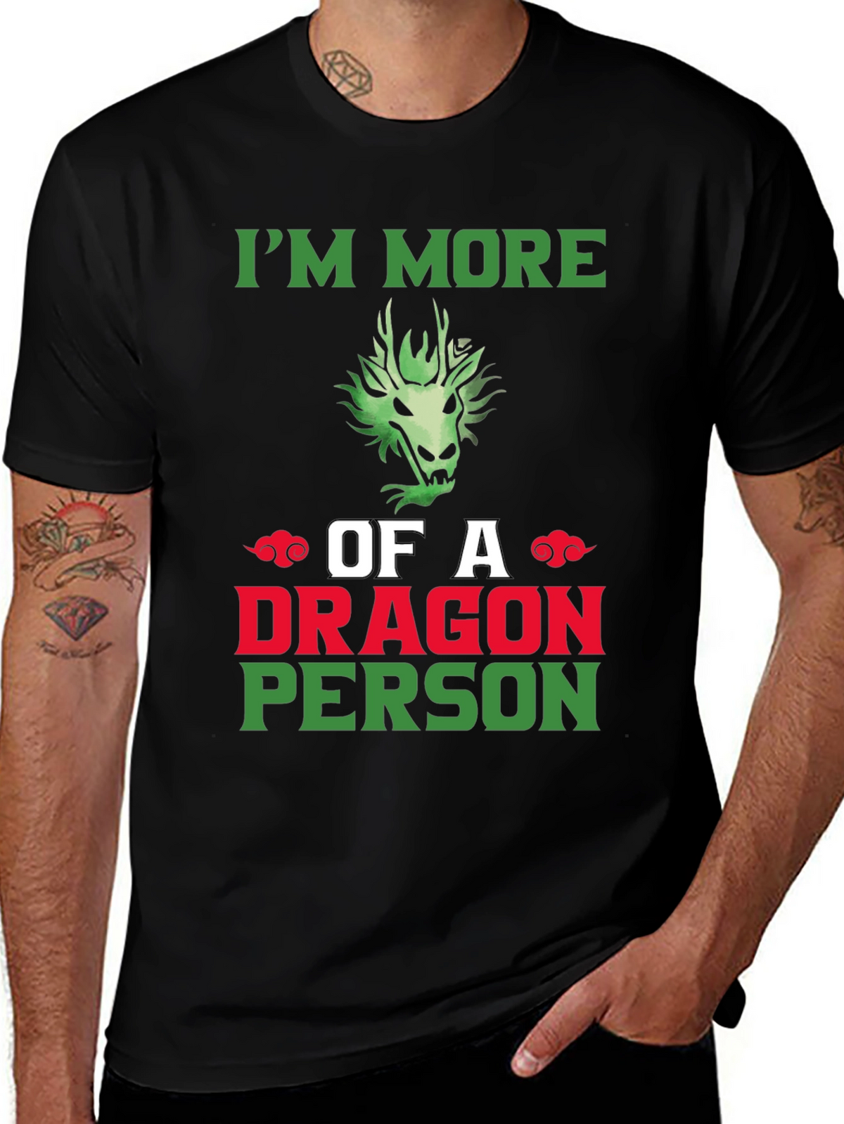 Im More of a Dragon Person Graphic T-Shirt