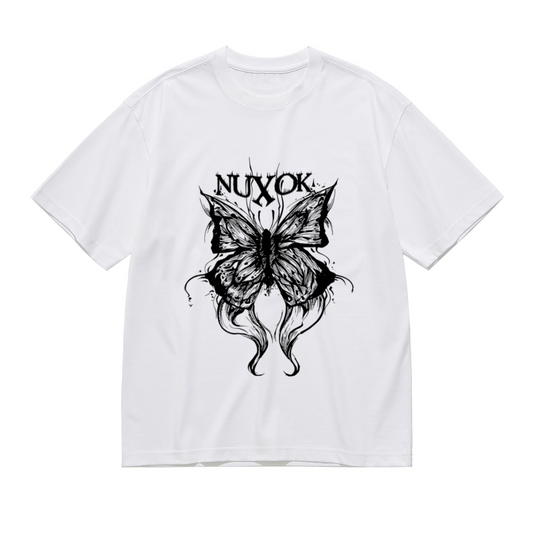 Dark Gothic NUXOK Butterfly Street Tee