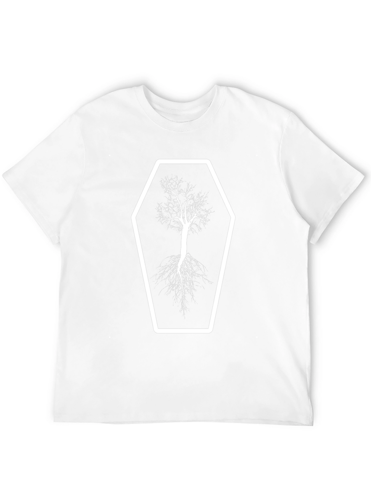 Tree Coffin Graphic Tee - Unisex Black T-Shirt