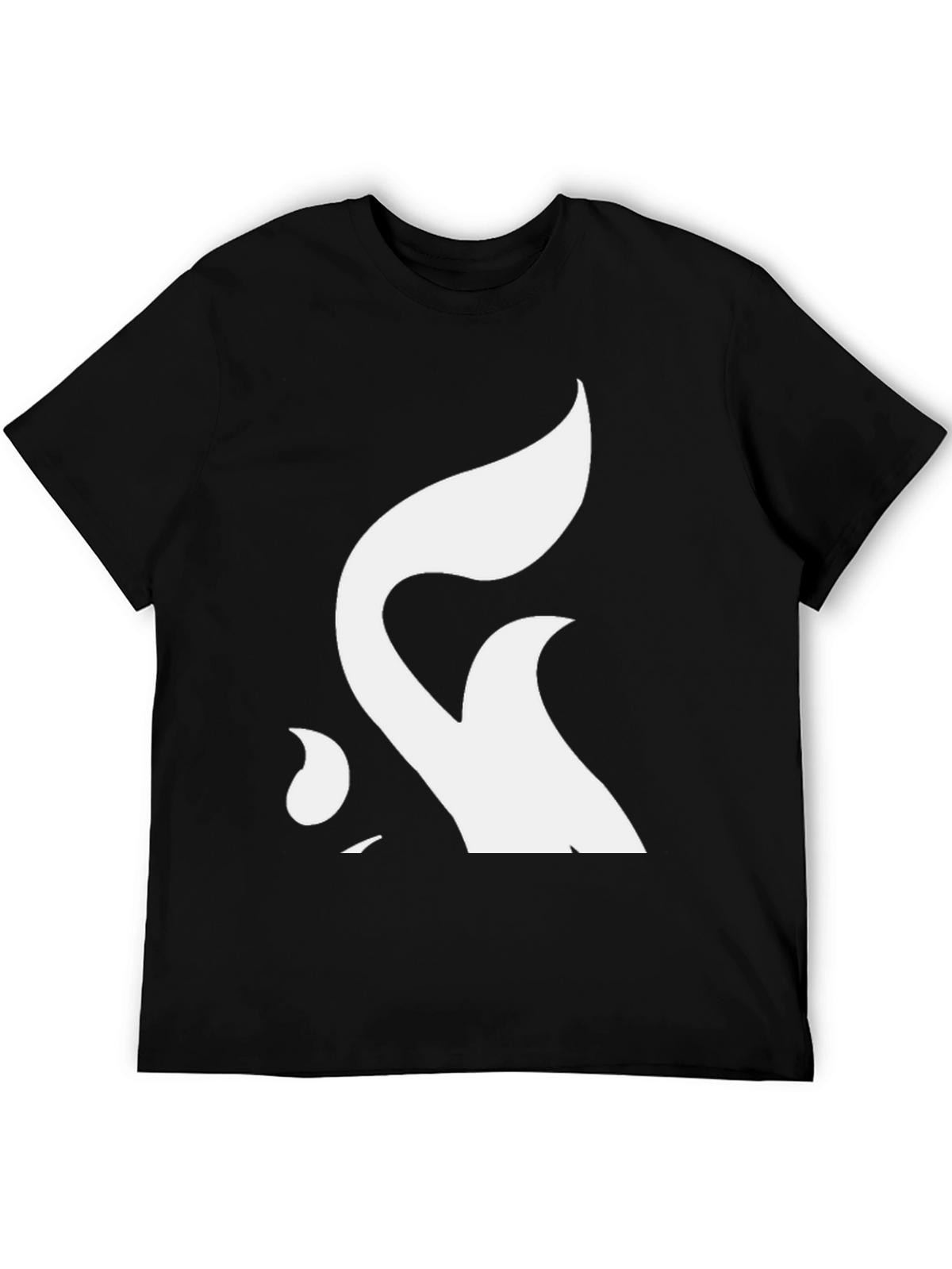 Orca Tail Black T-Shirt - Bold Graphic Tee