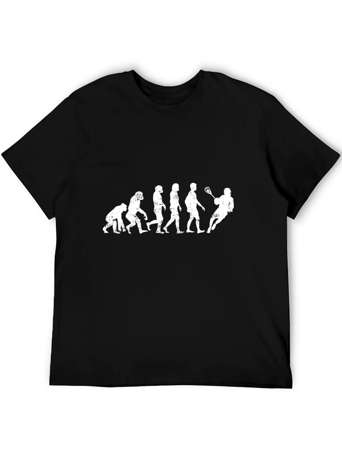 Lacrosse Evolution T-Shirt - Funny Sports Tee