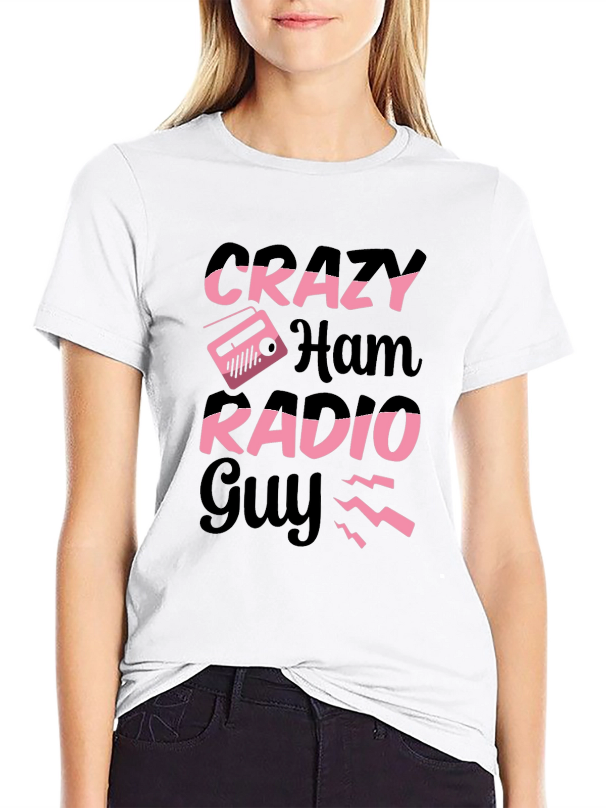Crazy Ham Radio Guy T-Shirt