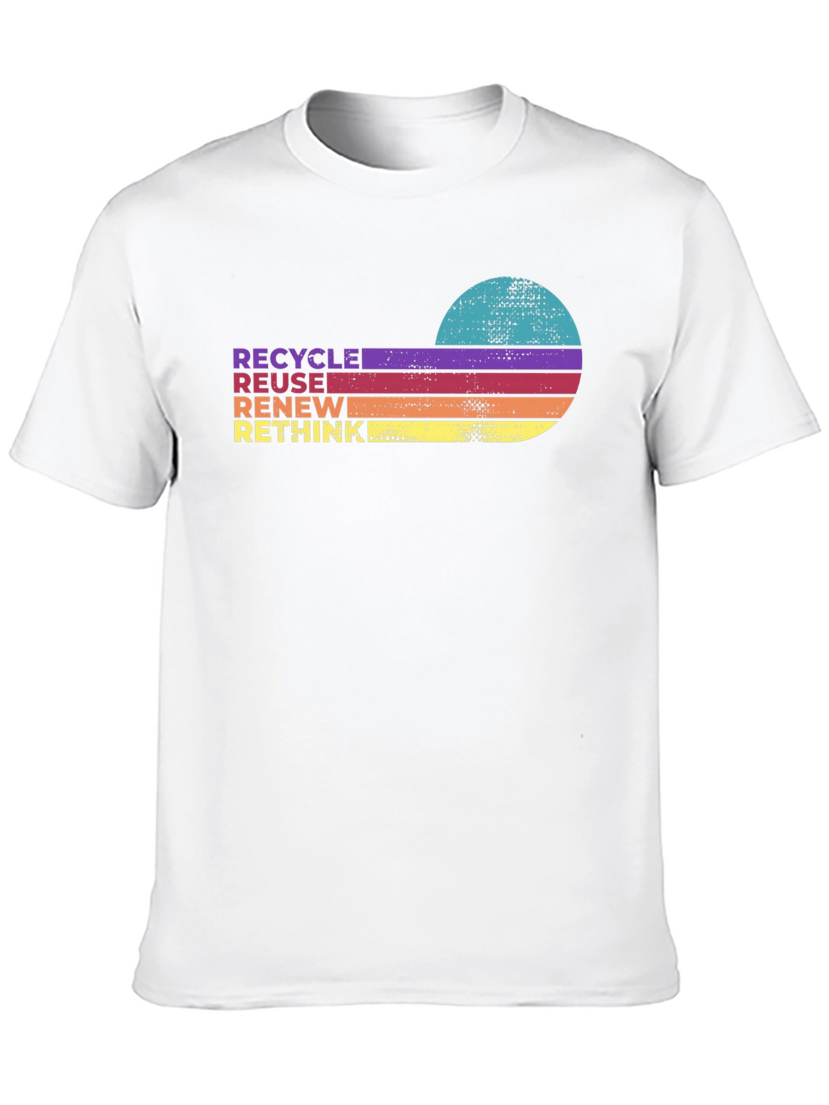 Recycle Reuse Renew Rethink Retro T-Shirt