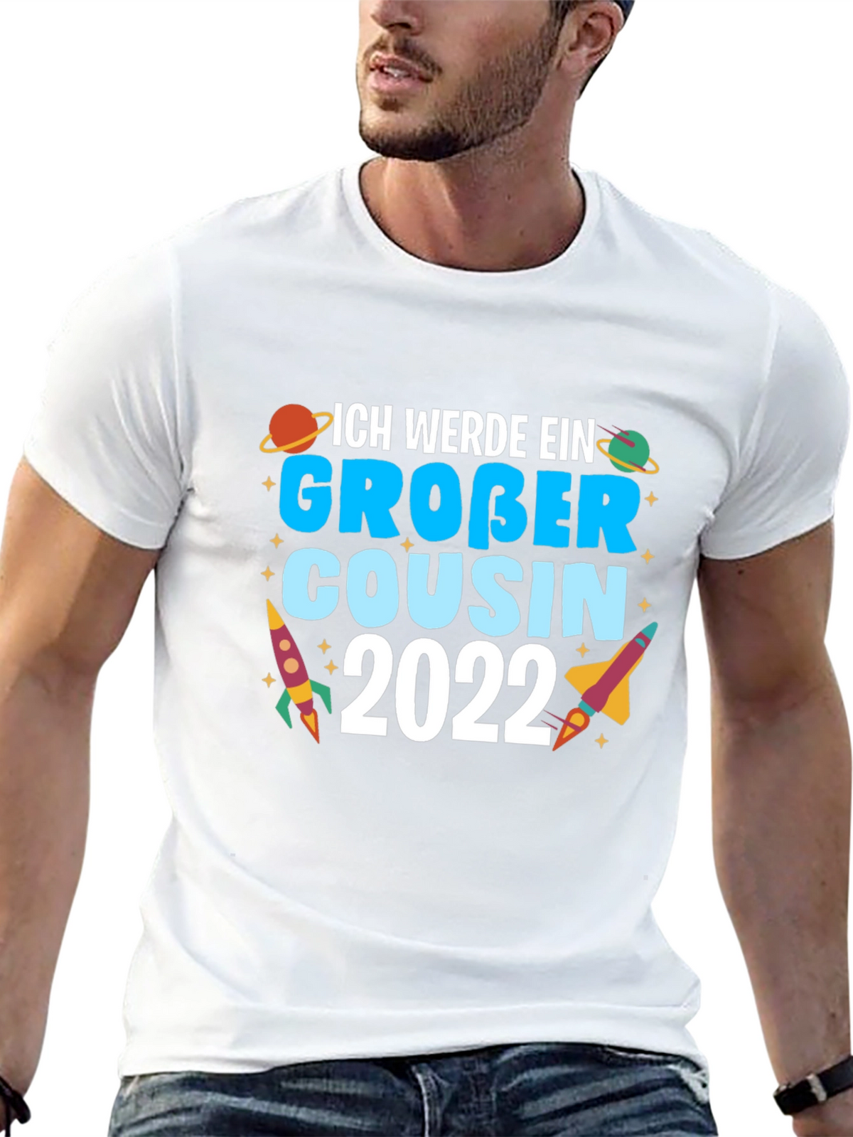 Ich Werde Ein Gro?er Cousin 2022 Black T-Shirt