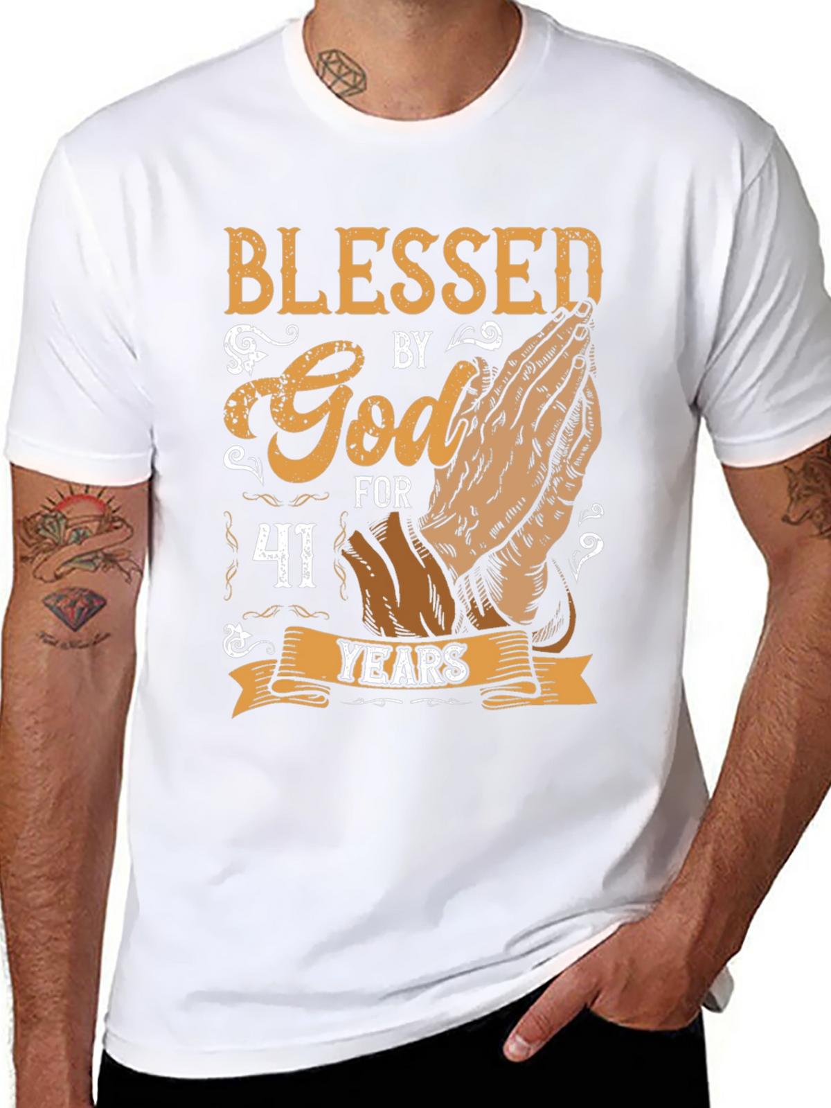Blessed by God 41 Years T-Shirt