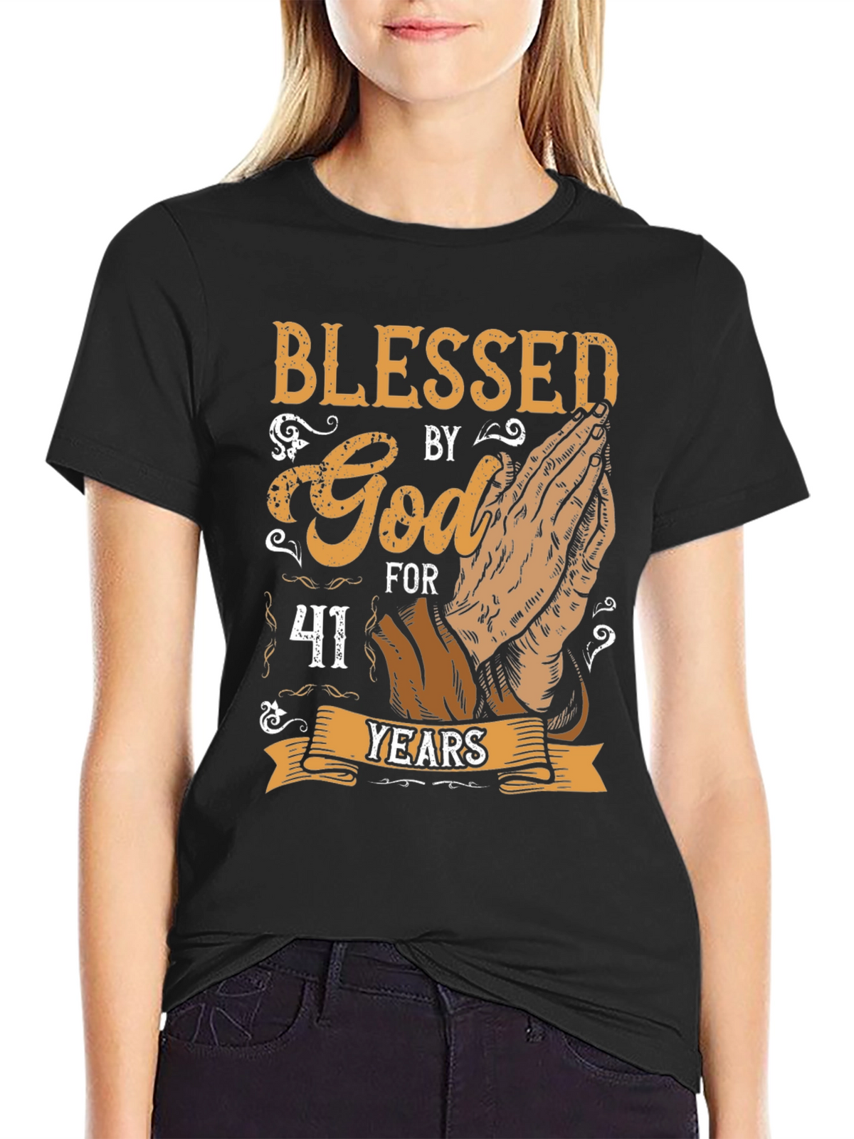 Blessed by God 41 Years T-Shirt