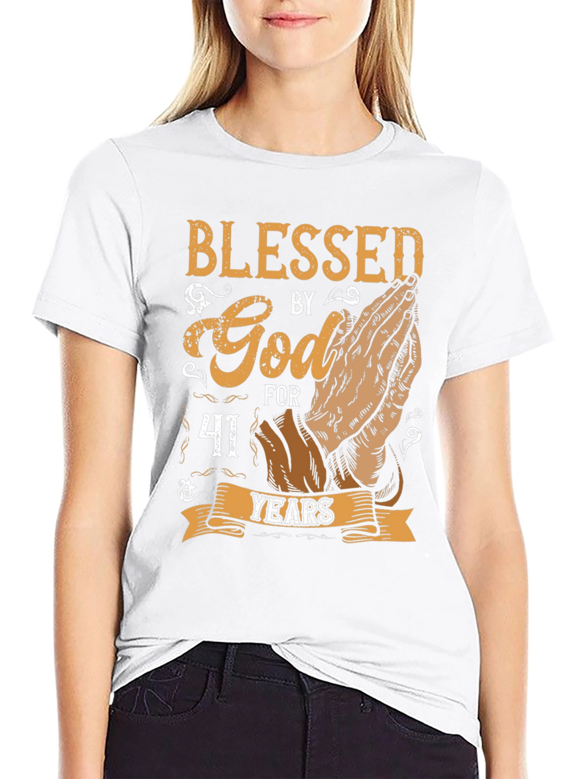 Blessed by God 41 Years T-Shirt