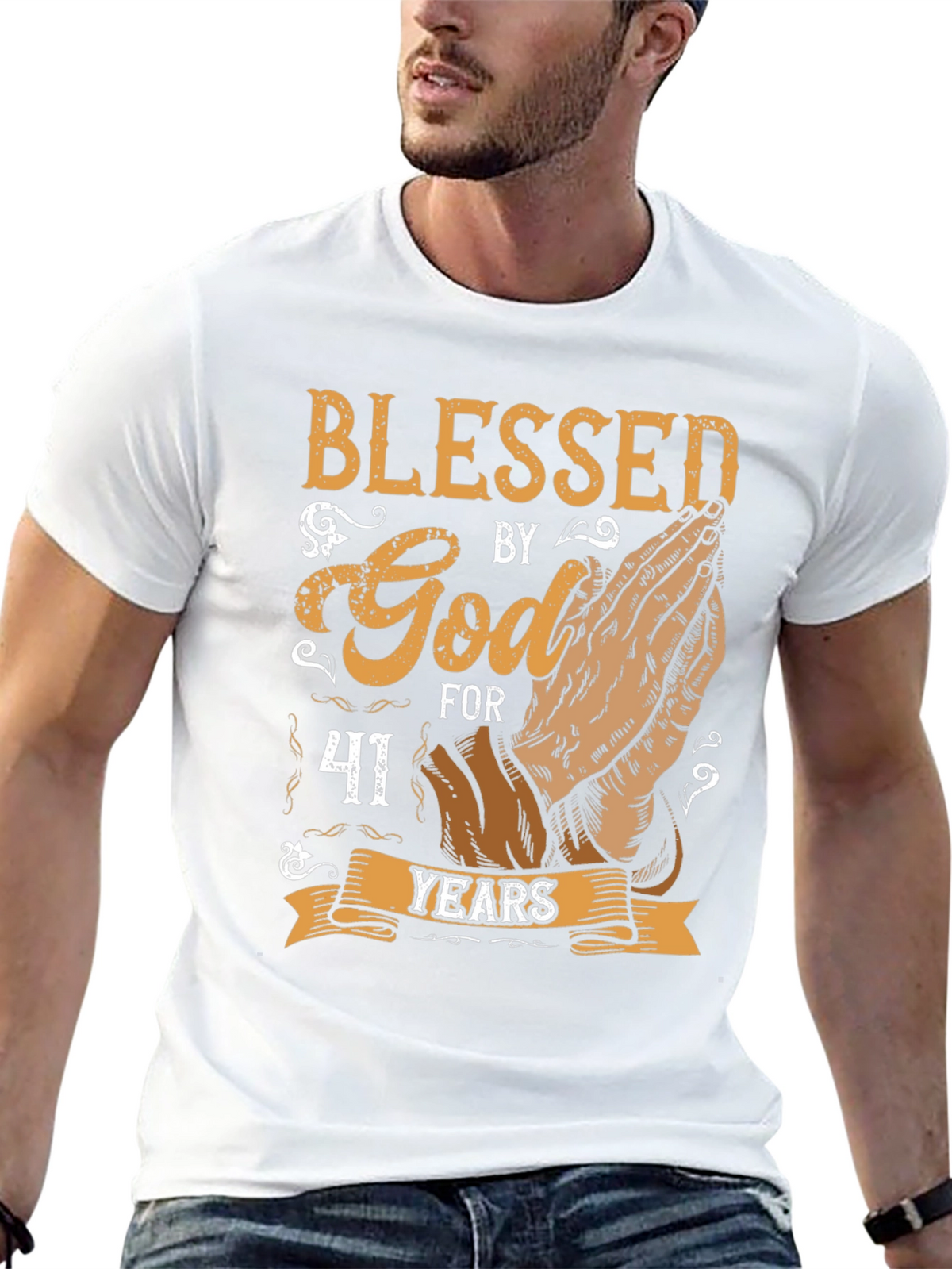 Blessed by God 41 Years T-Shirt
