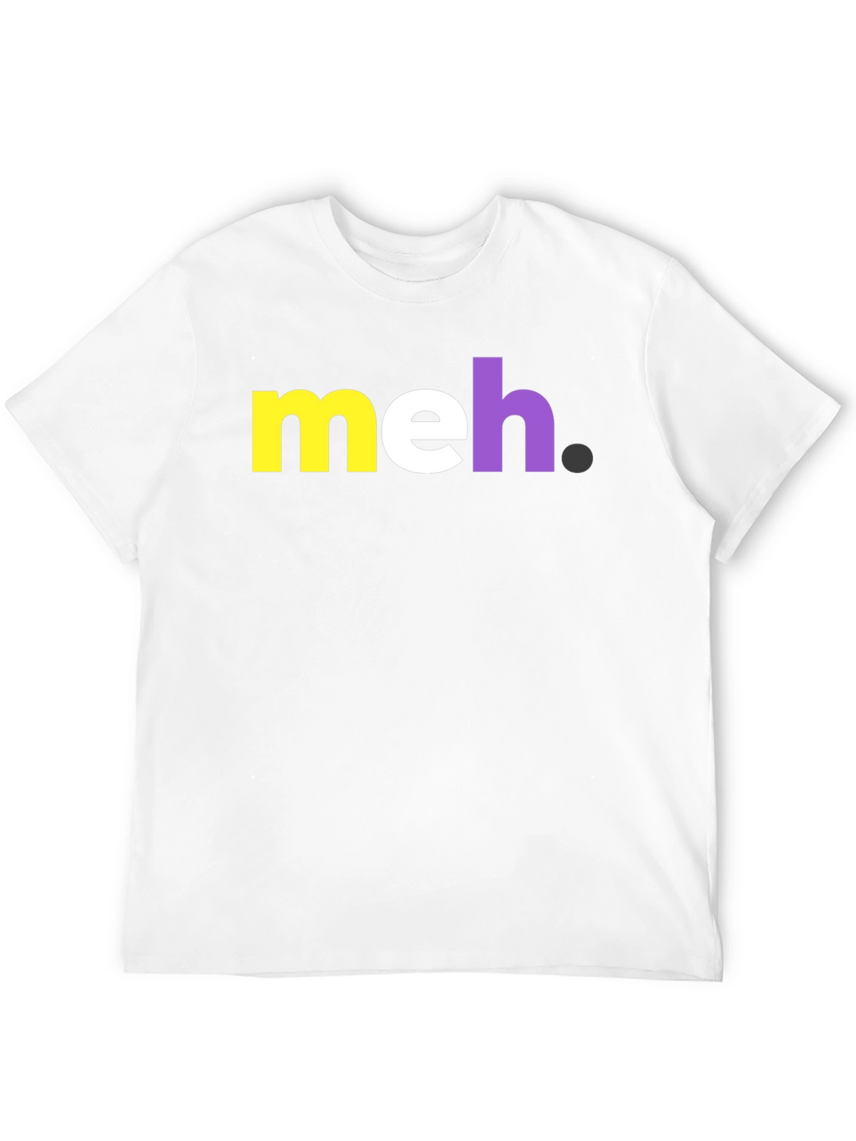 Meh Graphic Tee - Casual Cotton T-Shirt