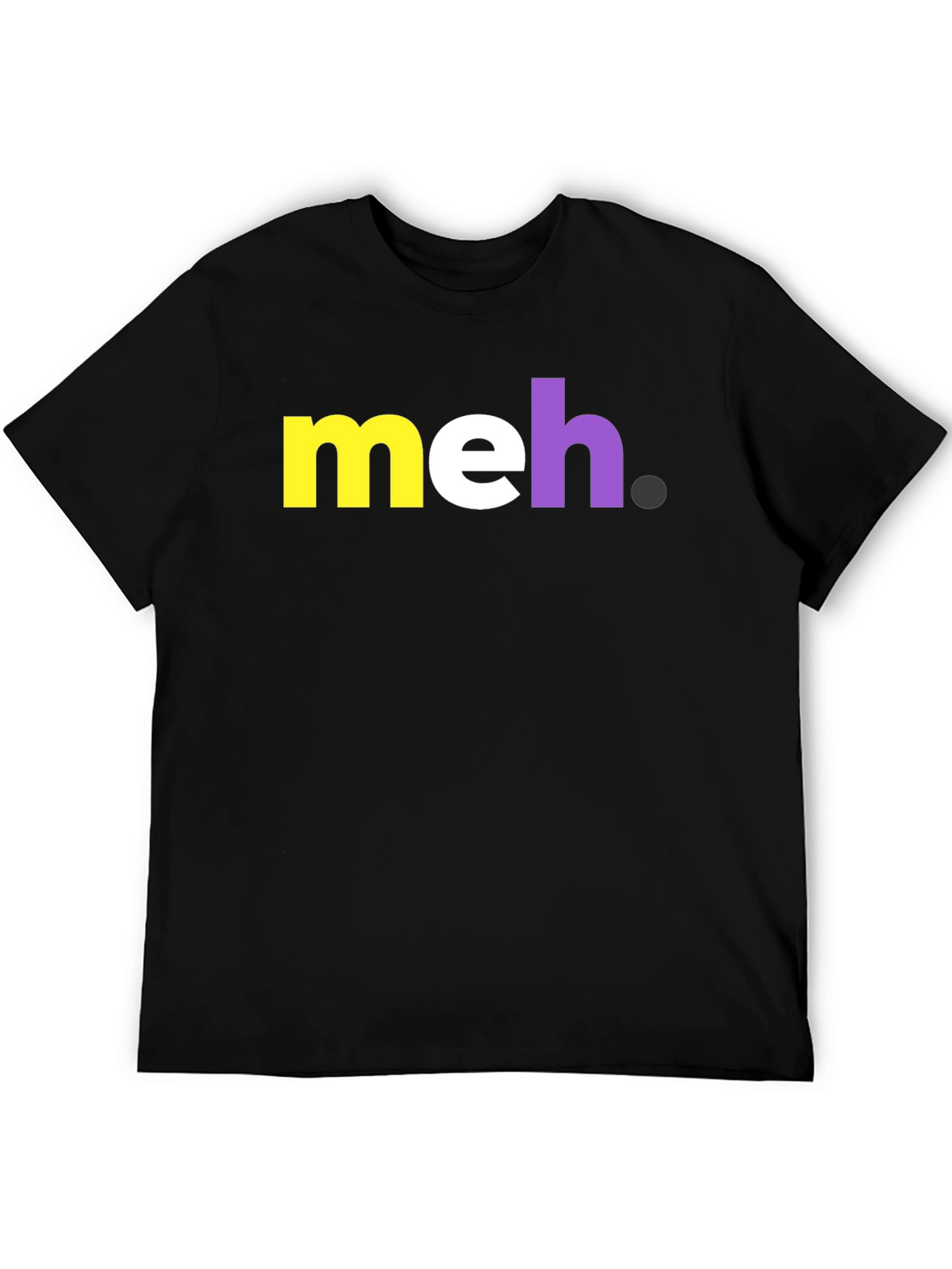 Meh Graphic Tee - Casual Cotton T-Shirt
