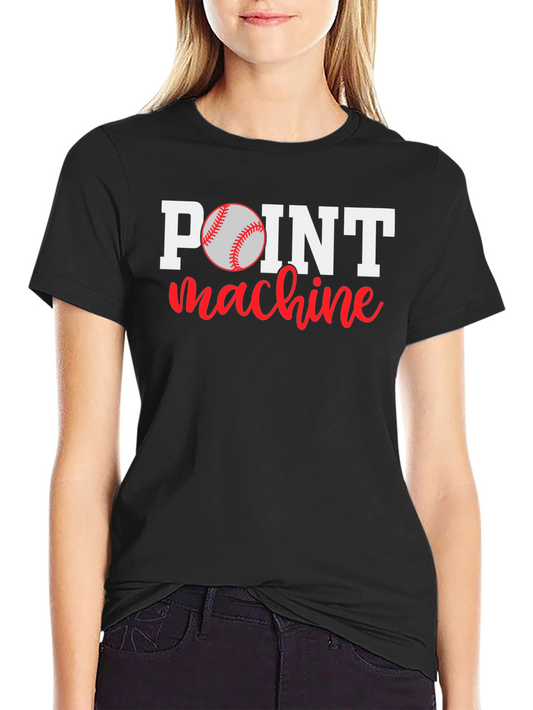 Point Machine Baseball Graphic T-Shirt
