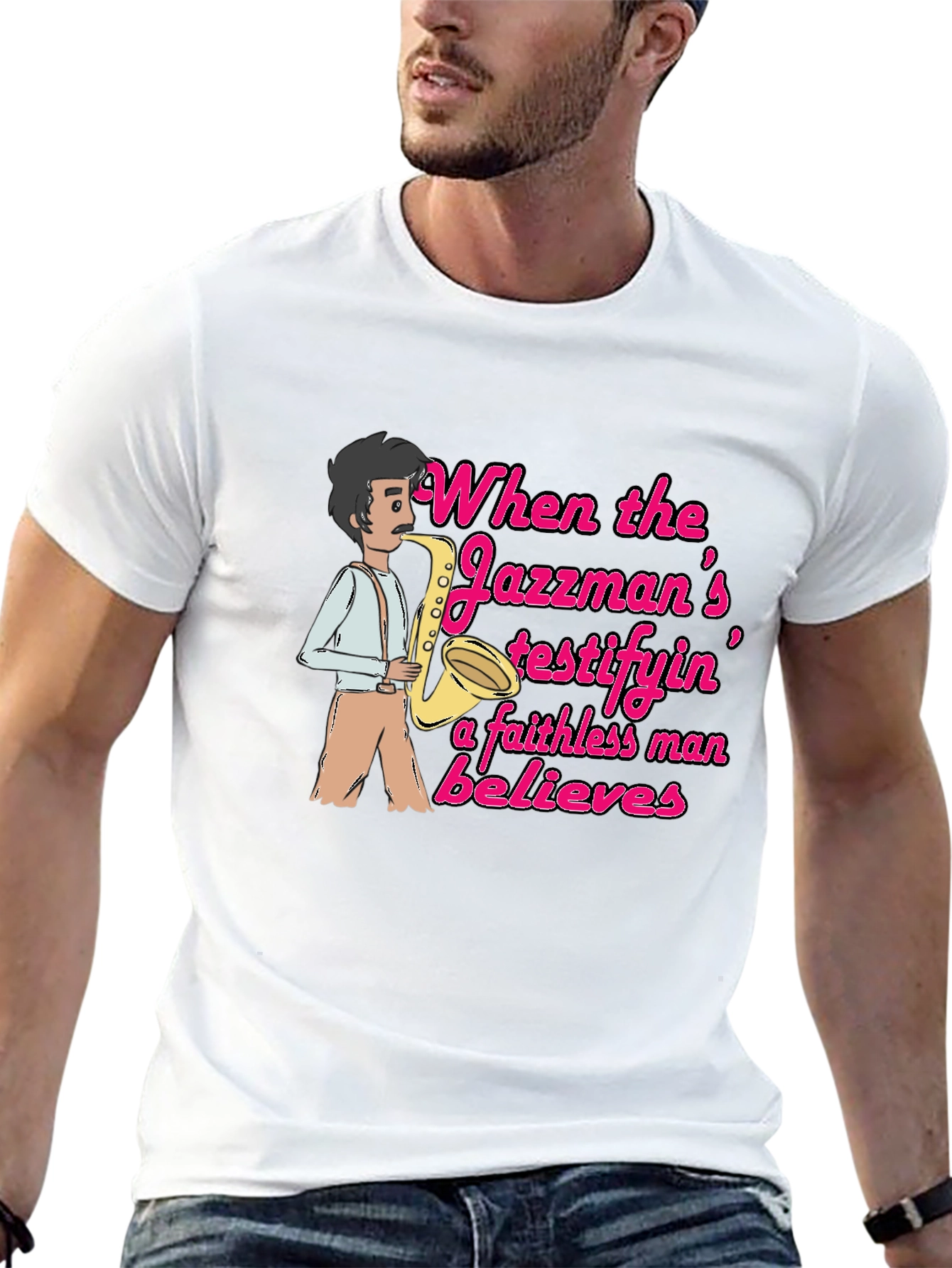 Jazzman Believes Graphic T-Shirt