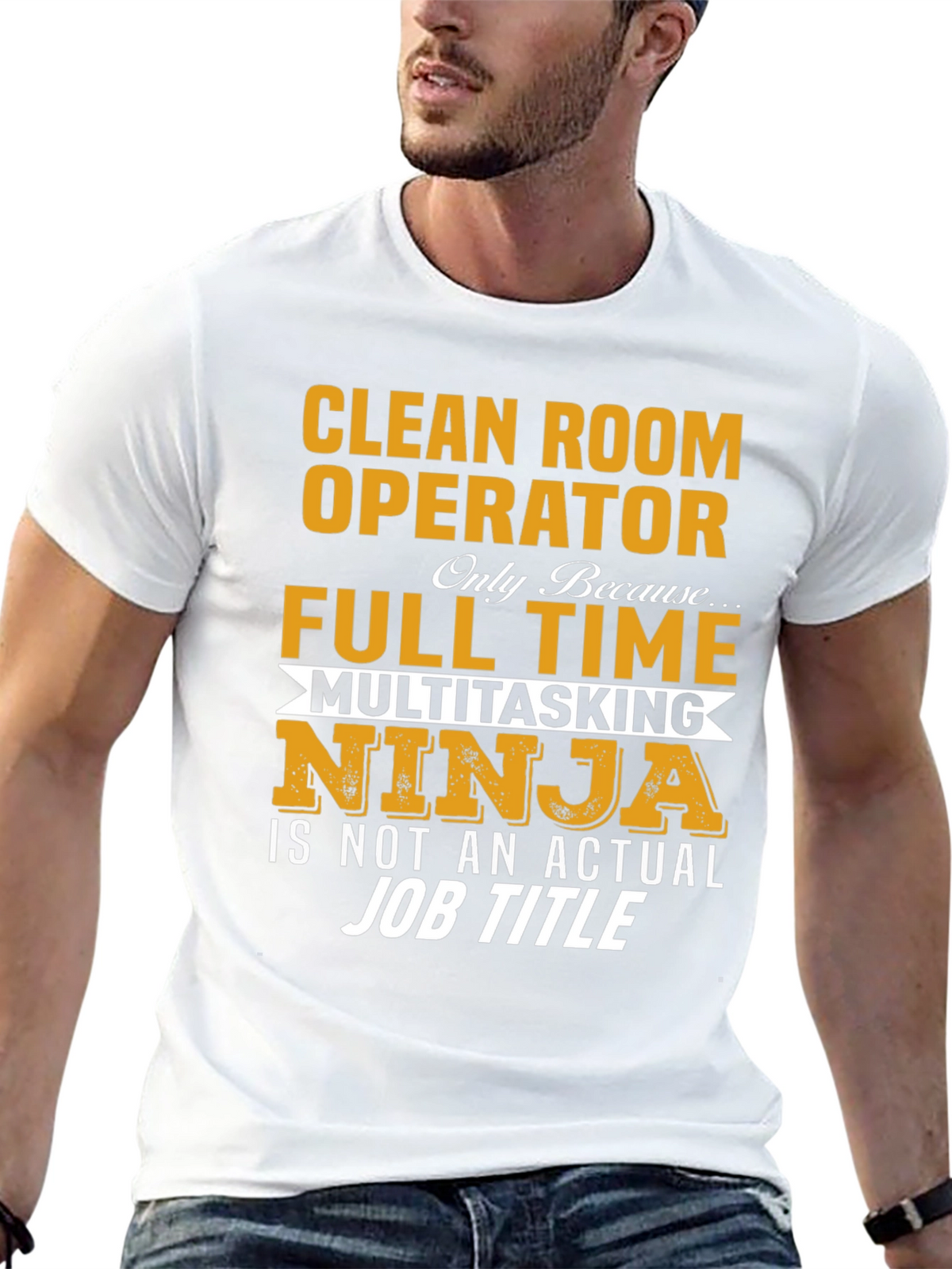 Clean Room Operator Full Time Ninja T-Shirt