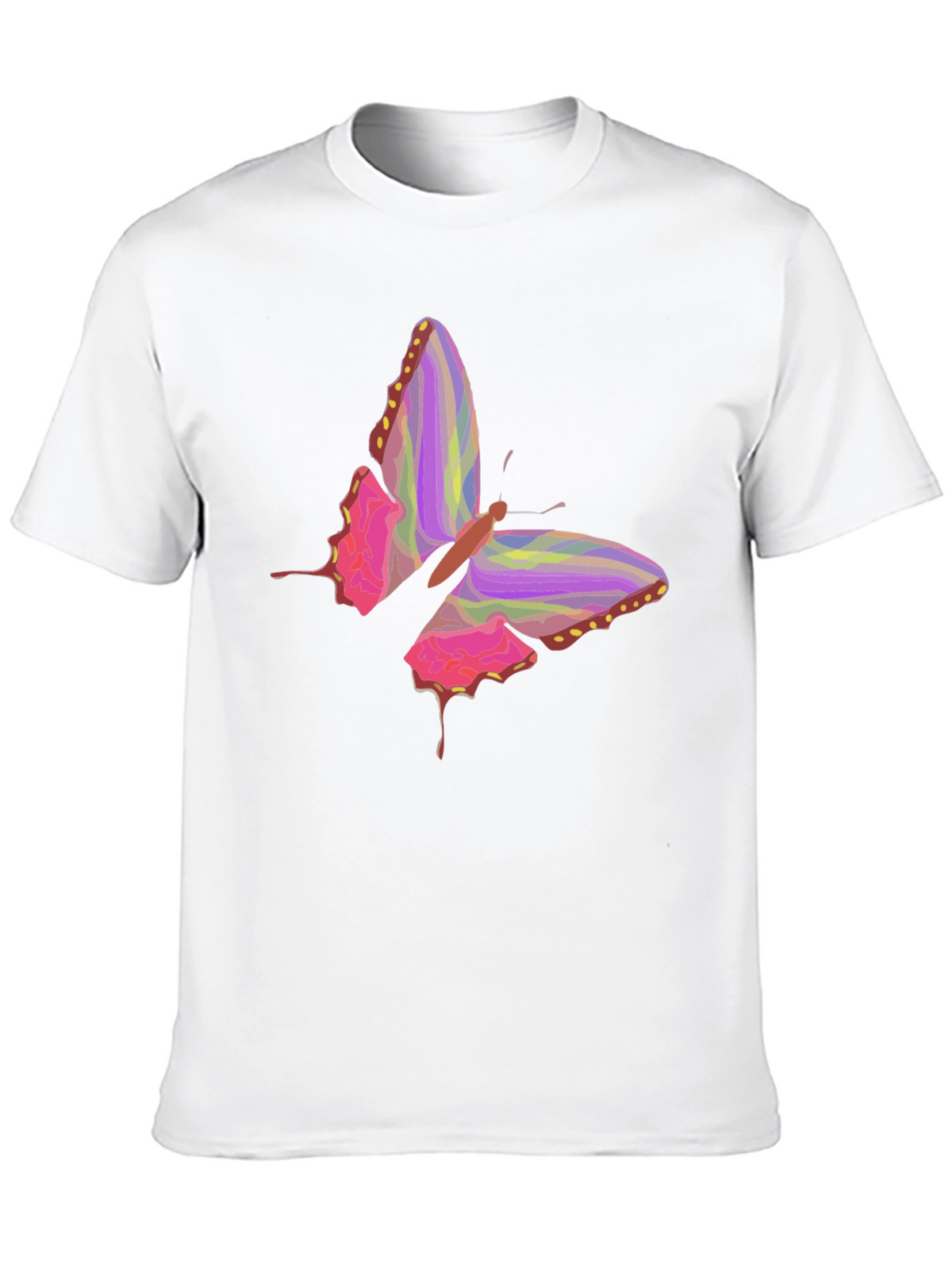 Butterfly Graphic Black T-Shirt