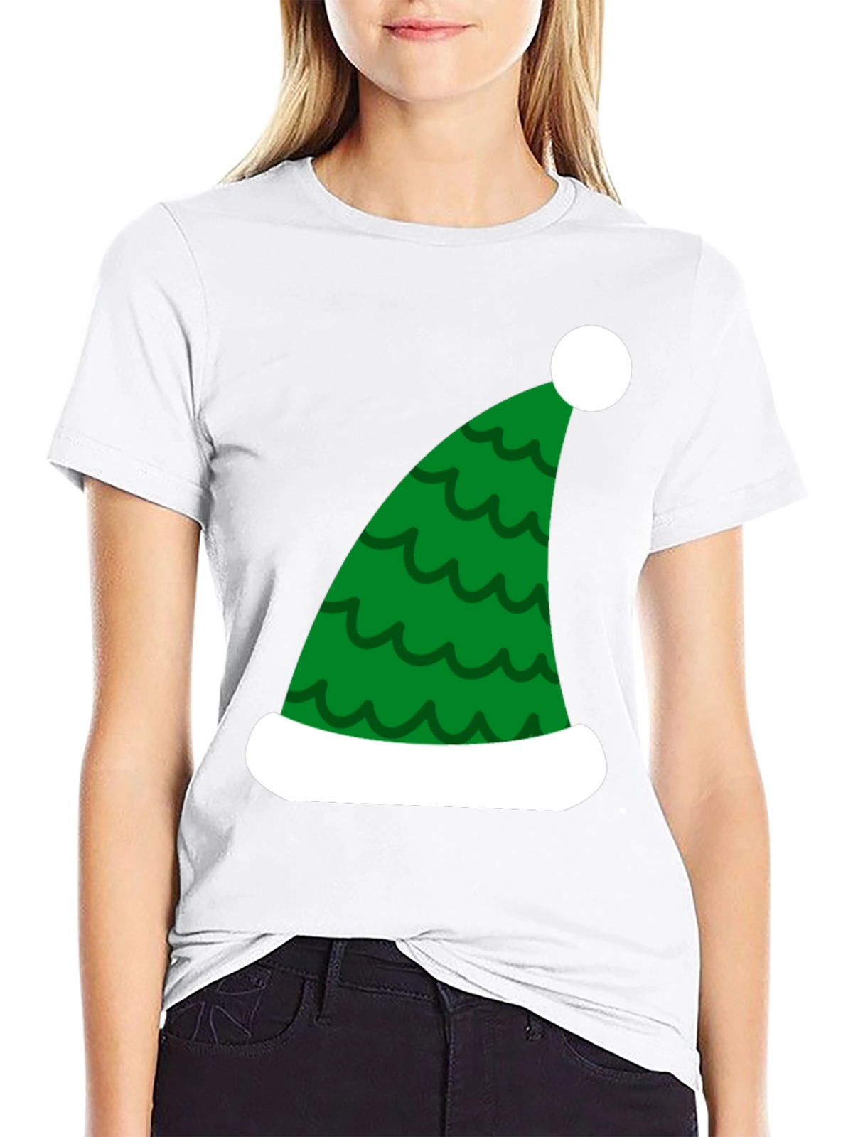 Festive Christmas Elf Hat T-Shirt