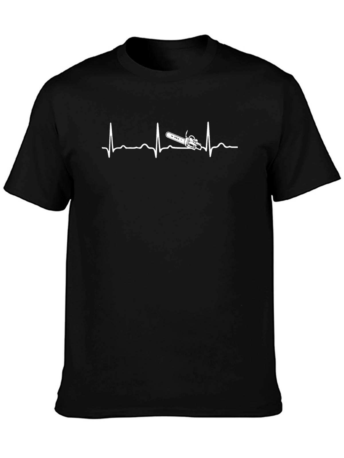 Chainsaw Heartbeat T-Shirt - Lumberjack Love