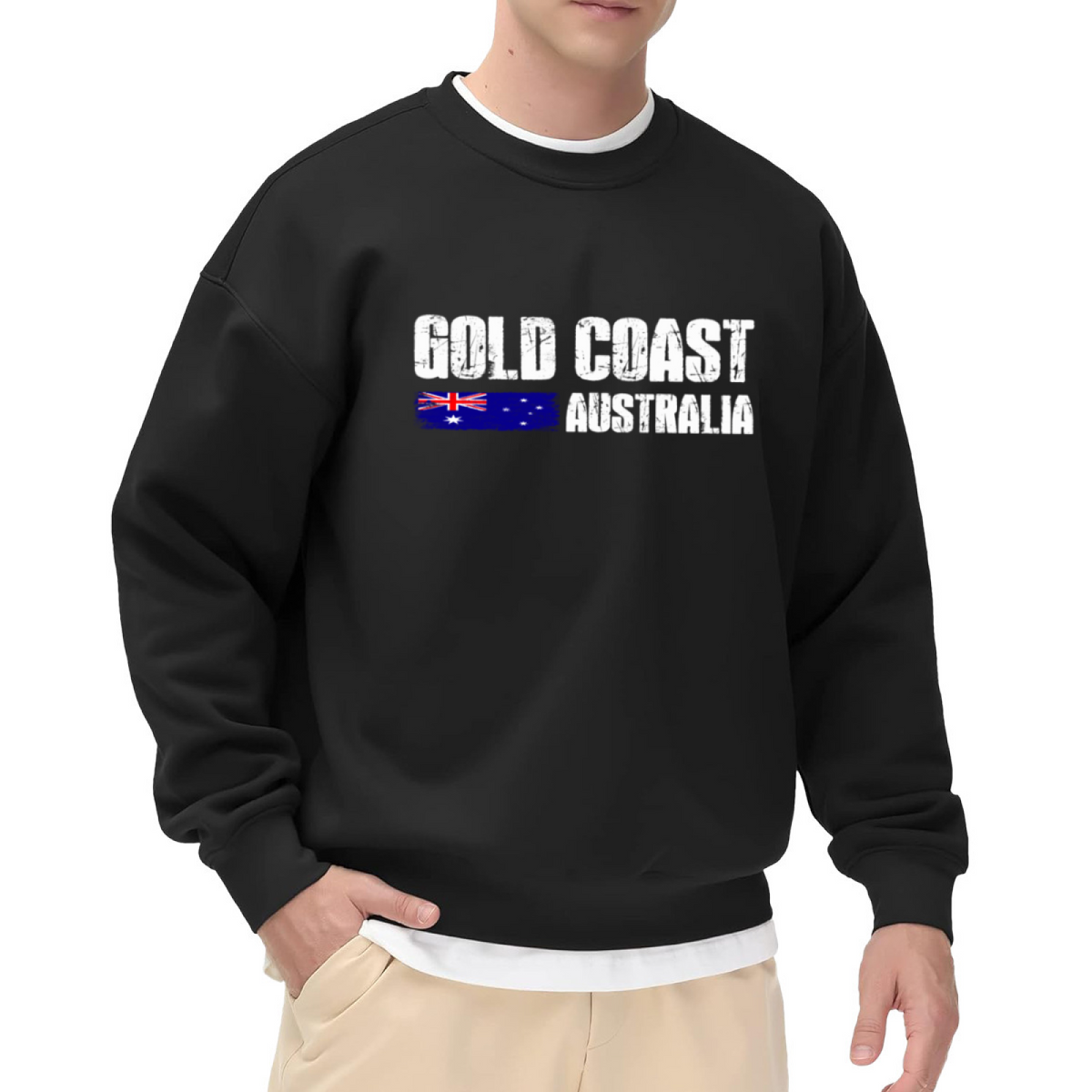 Coast Australia Crewneck Sweatshirt, Vintage Travel Souvenir Pullover, Australia Gift