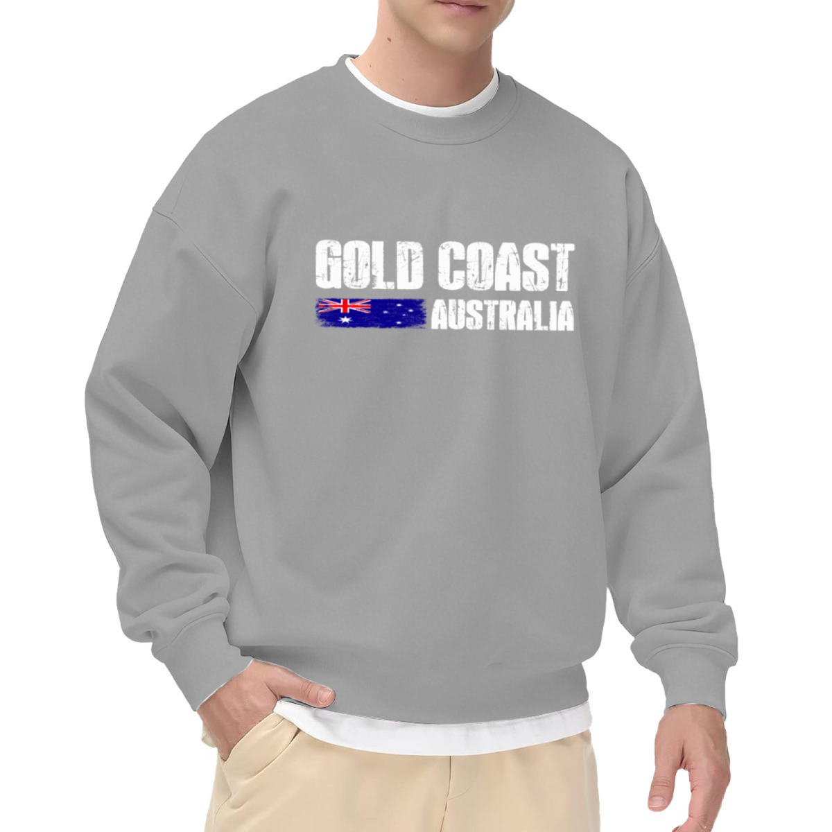 Coast Australia Crewneck Sweatshirt, Vintage Travel Souvenir Pullover, Australia Gift