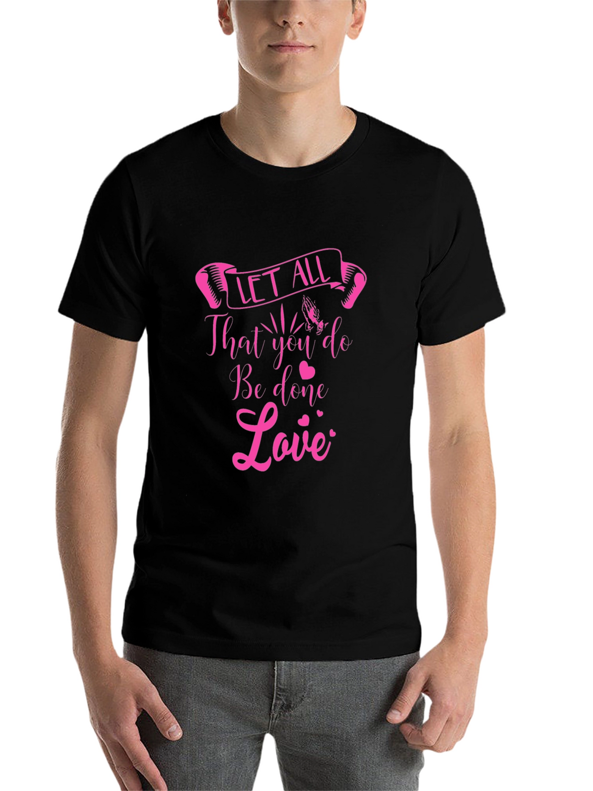 Love Inspiration Black T-Shirt