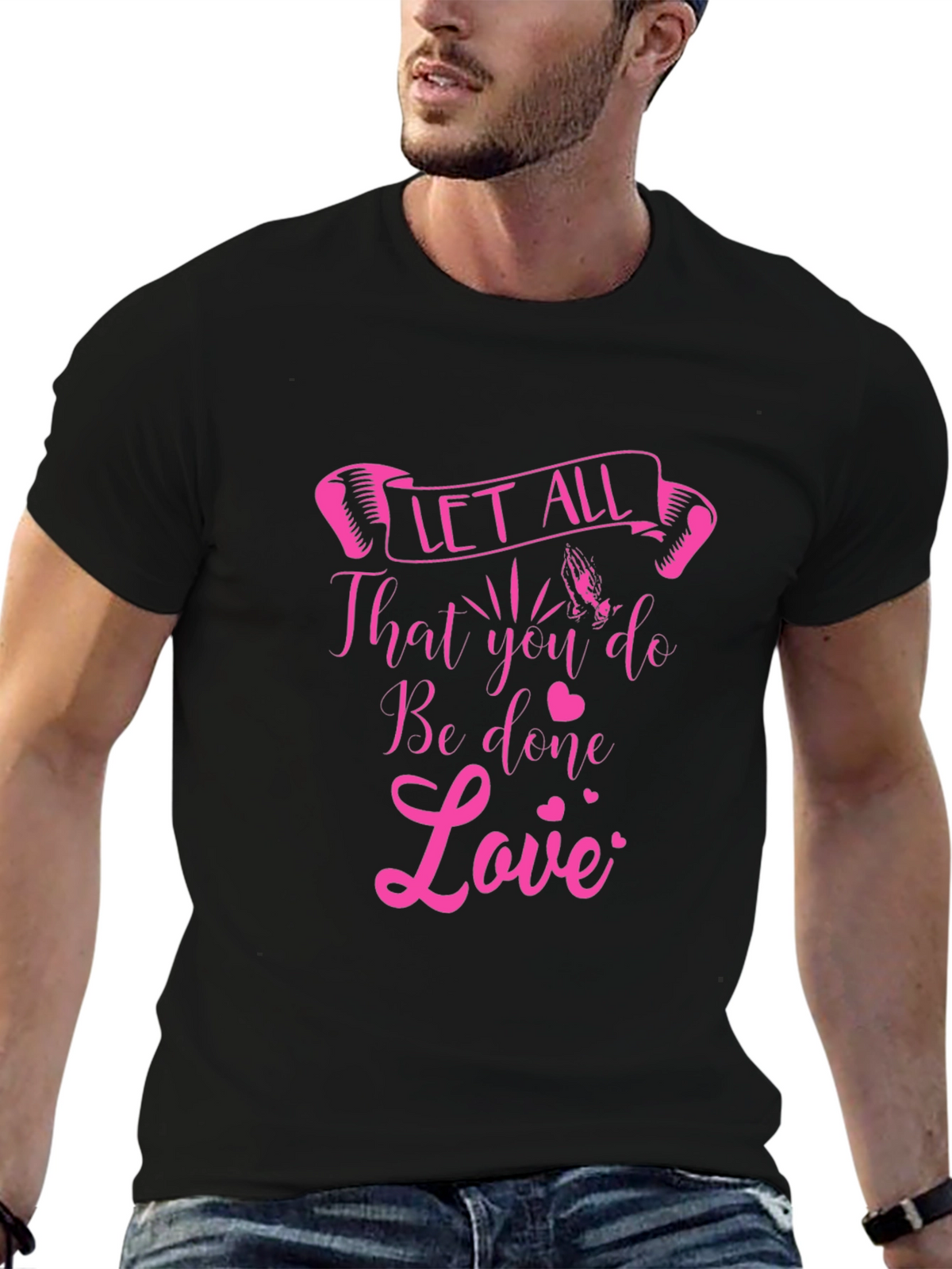 Love Inspiration Black T-Shirt