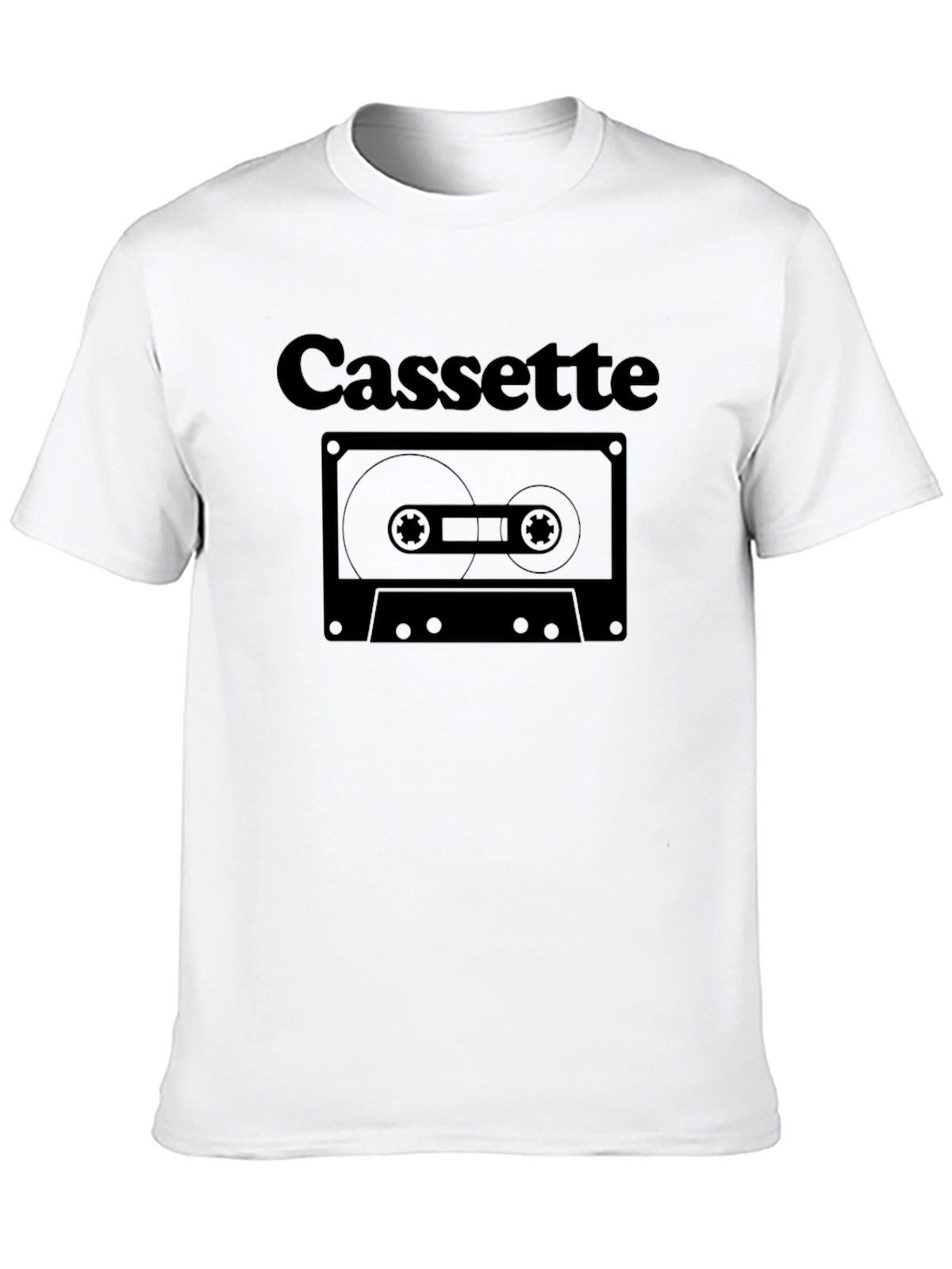 Retro Cassette Tape Graphic T-Shirt - Classic Design
