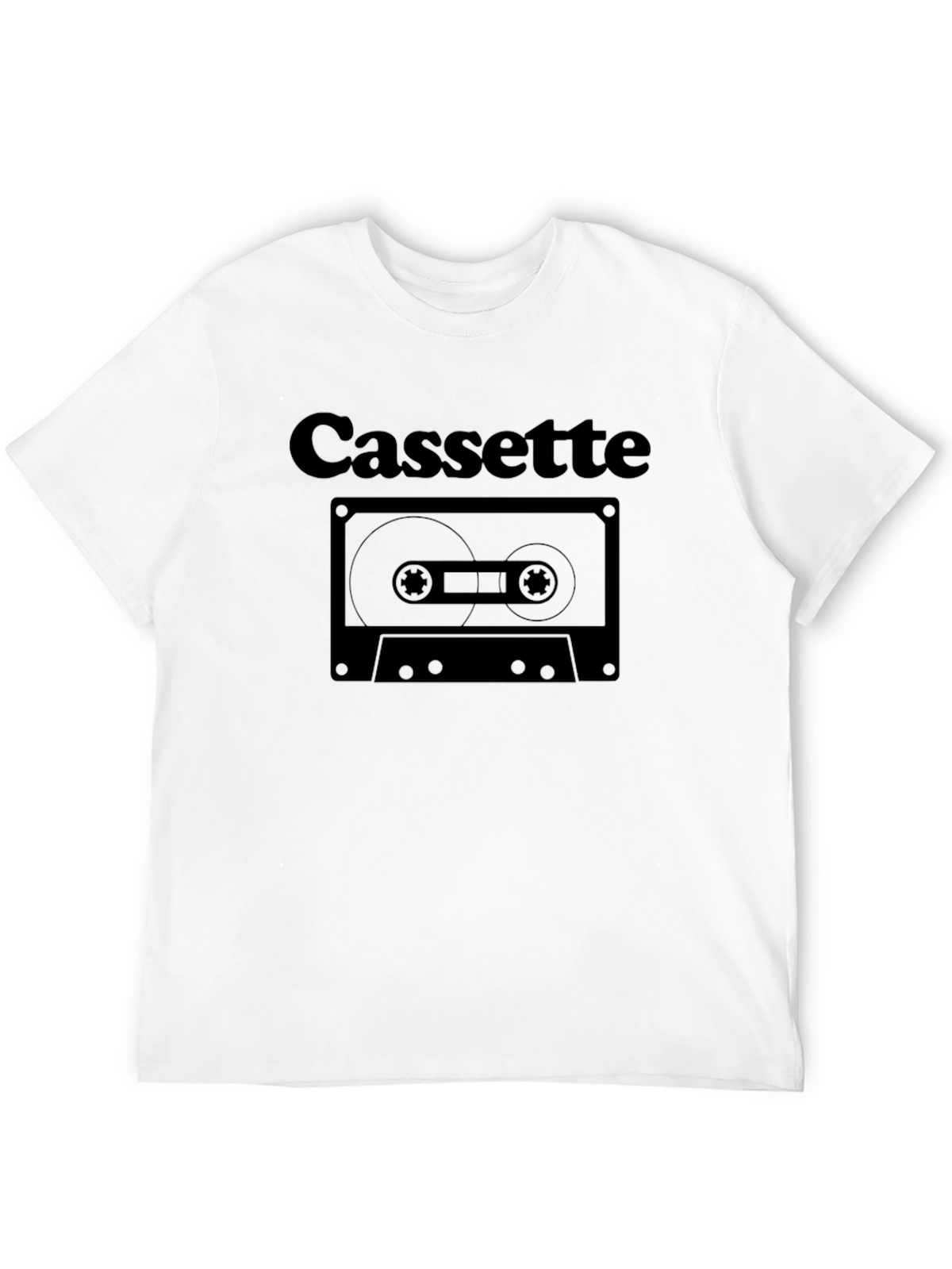 Retro Cassette Tape Graphic T-Shirt - Classic Design
