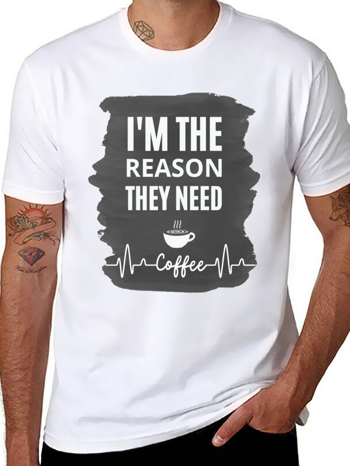 Im The Reason They Need Coffee T-Shirt
