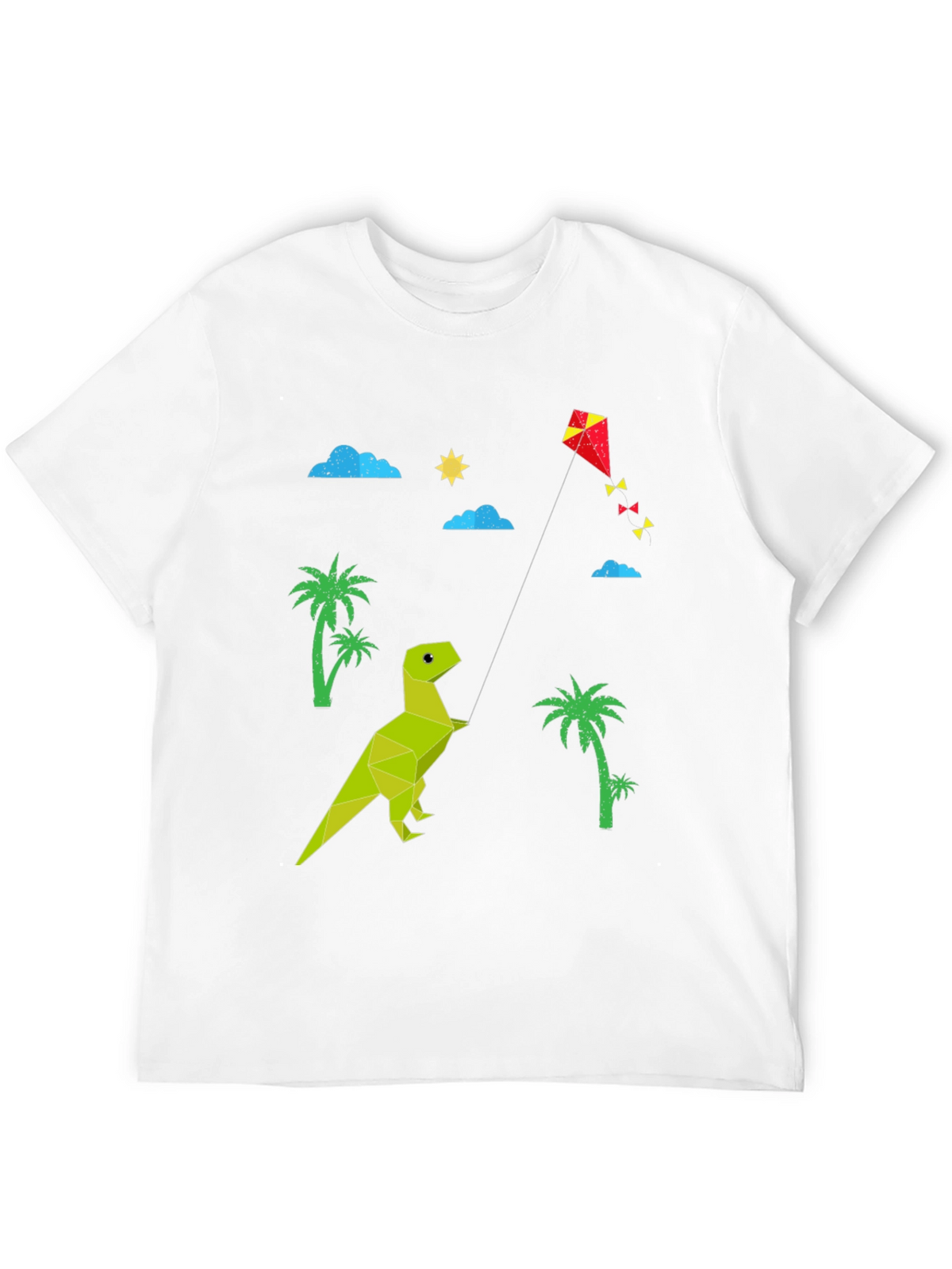 Dino Kite T-Shirt: Stylish Black Tee