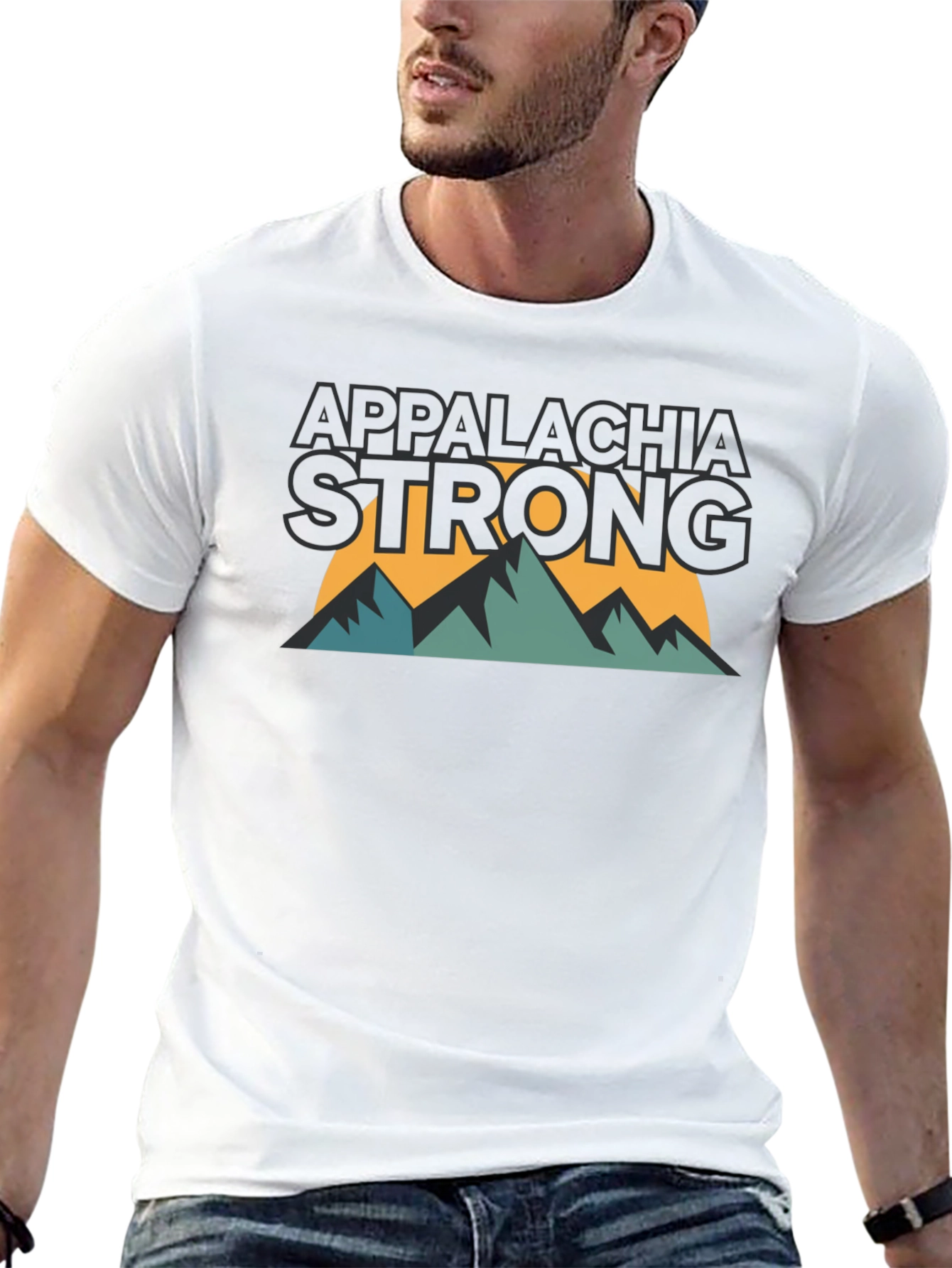 Appalachia Strong Graphic T-Shirt - Black