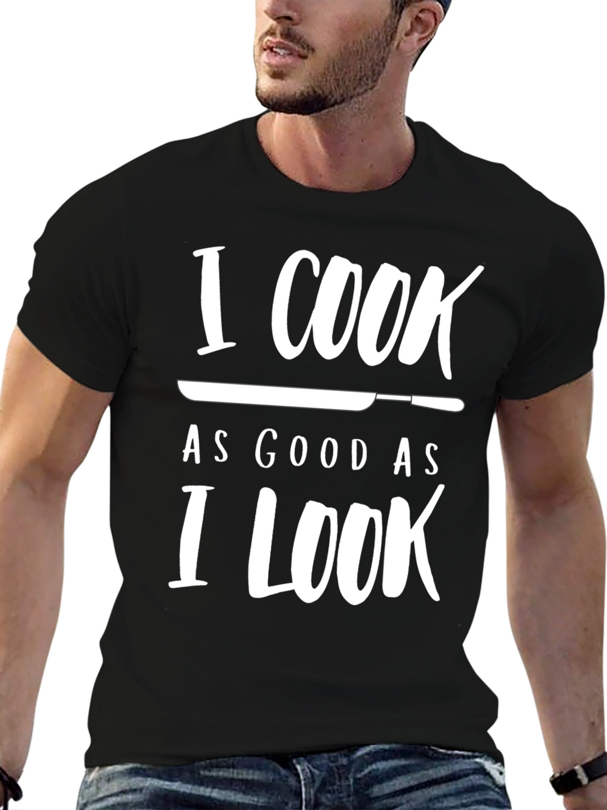 I Cook As Good As I Look Novelty T-Shirt