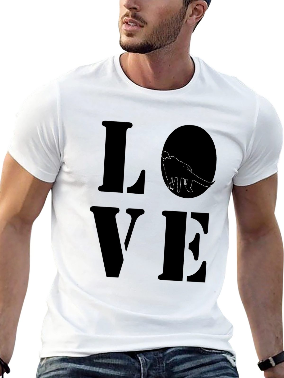 Love Graphic Black T-Shirt