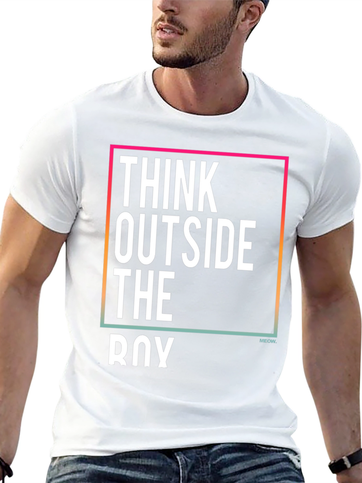 Think Outside the Box Graphic Tee
