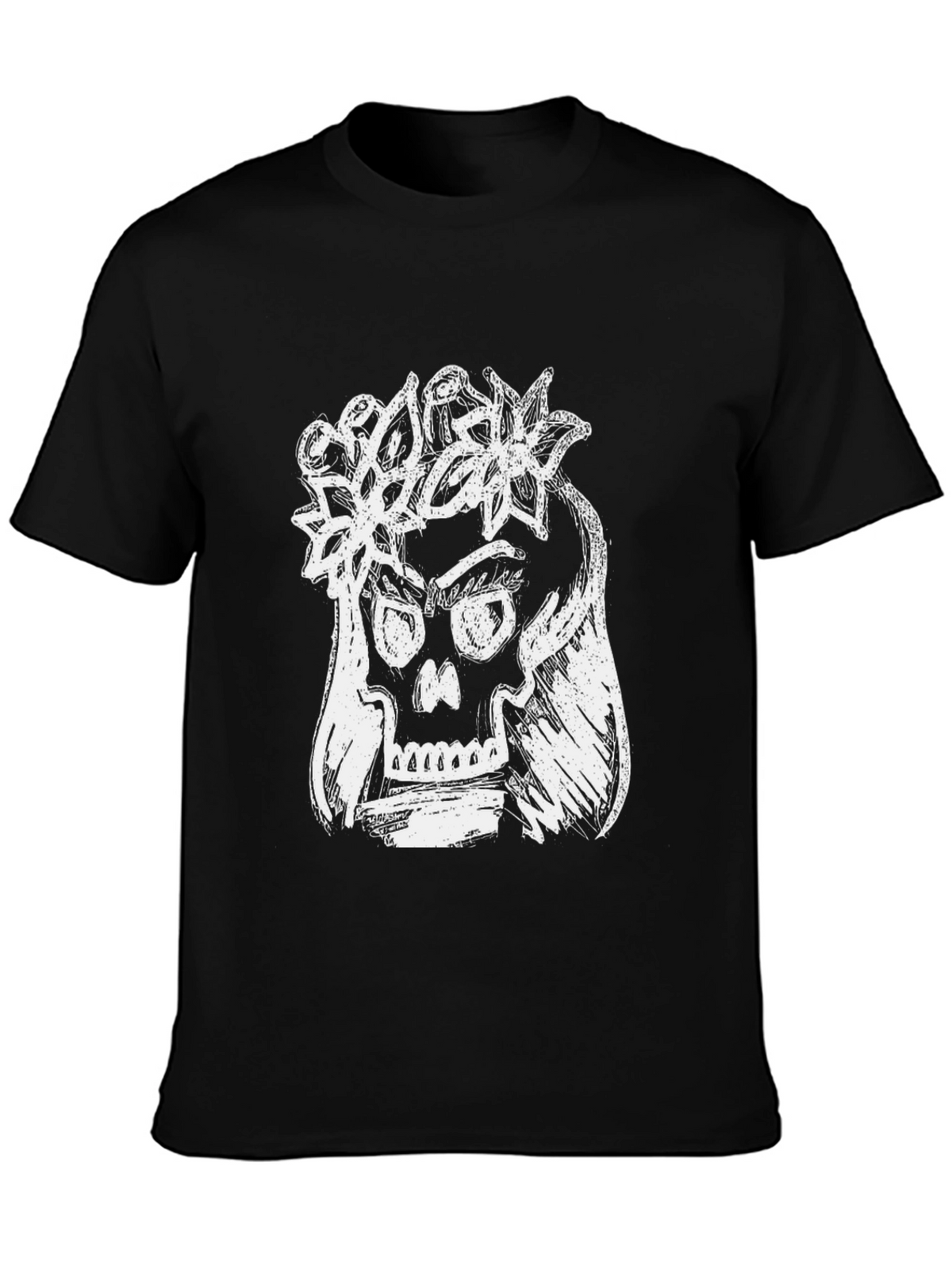 Skull Queen Black Graphic T-Shirt
