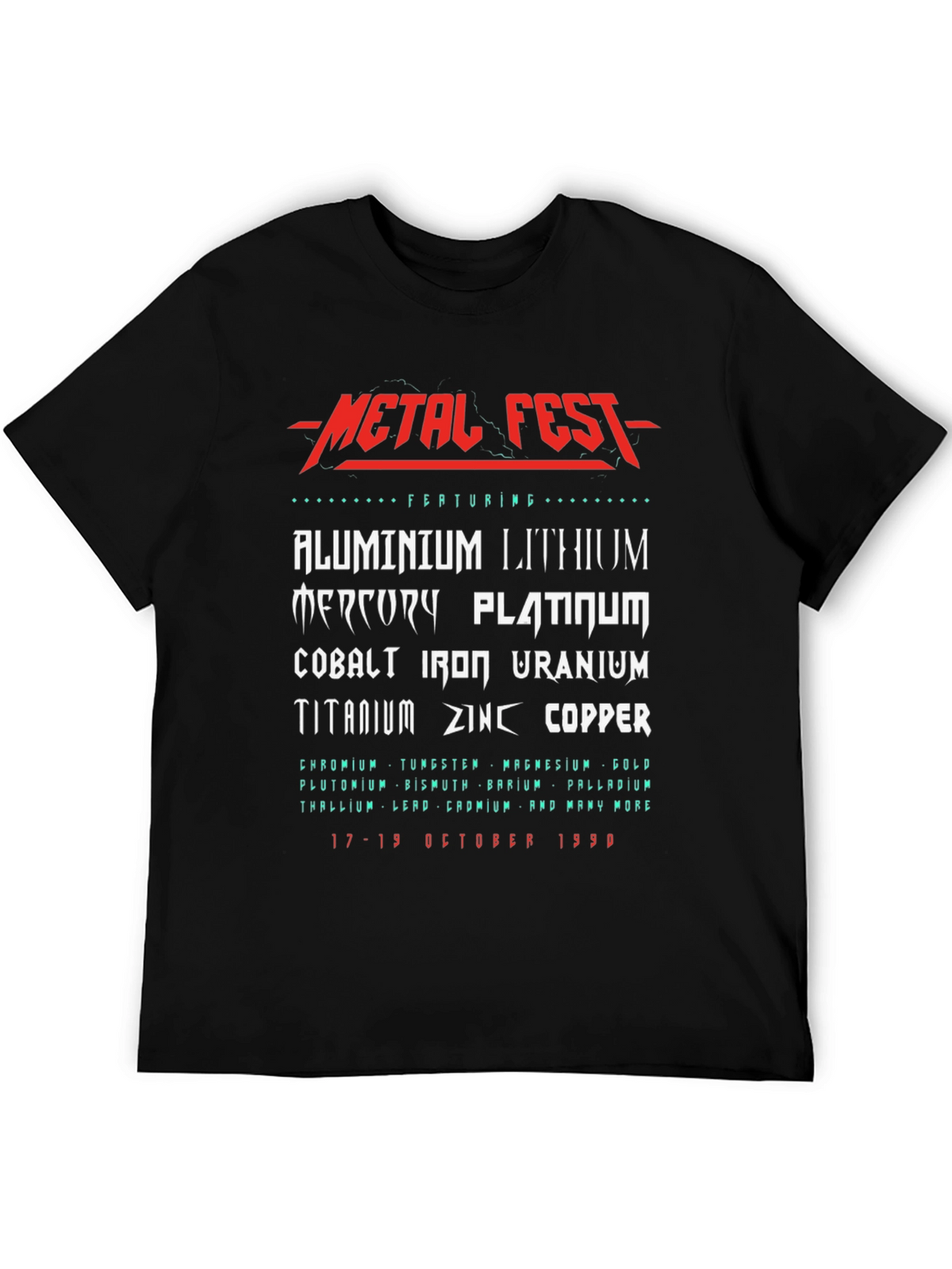 Metal Fest T-Shirt - October 1990