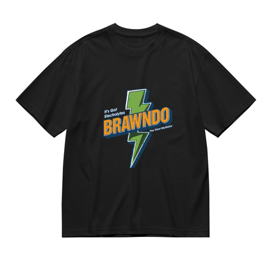 Men's Brawndo Lightning Retro Movie Reference Graphic Tee