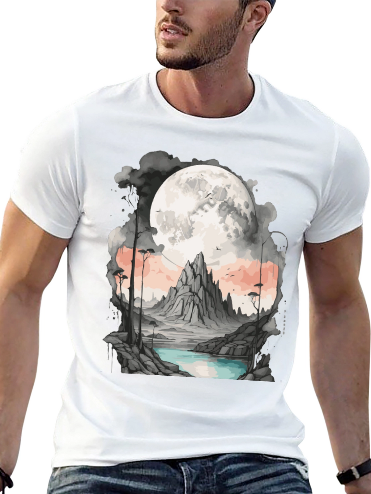Moonlit Mountain T-Shirt
