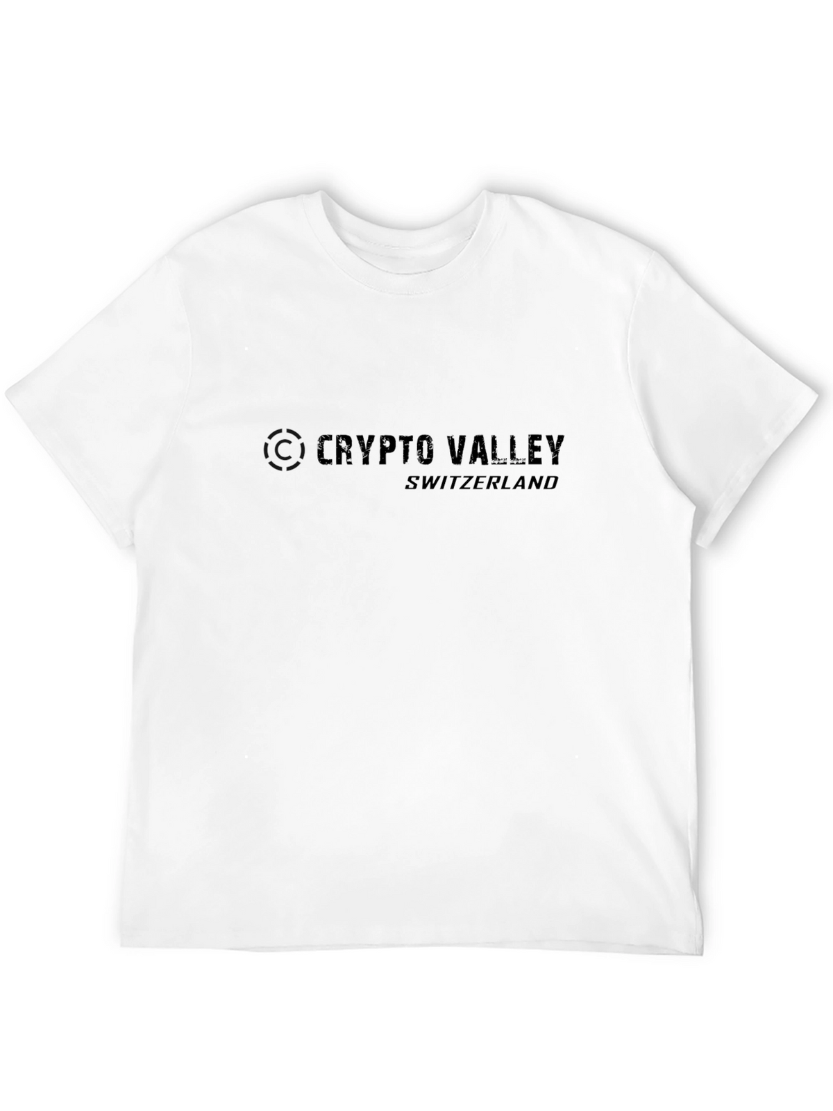 Crypto Valley Switzerland Black T-Shirt