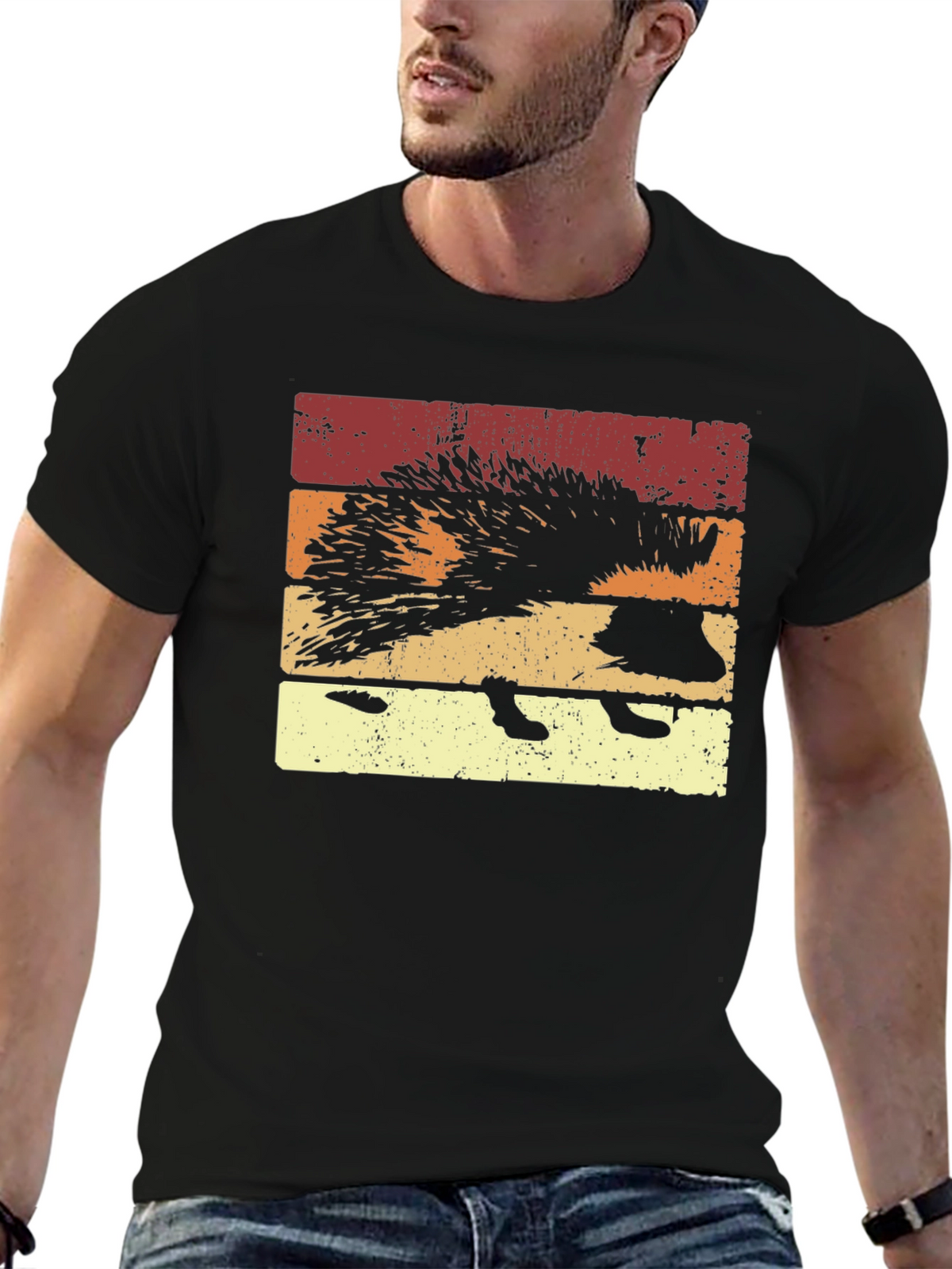 Retro Hedgehog Graphic Tee