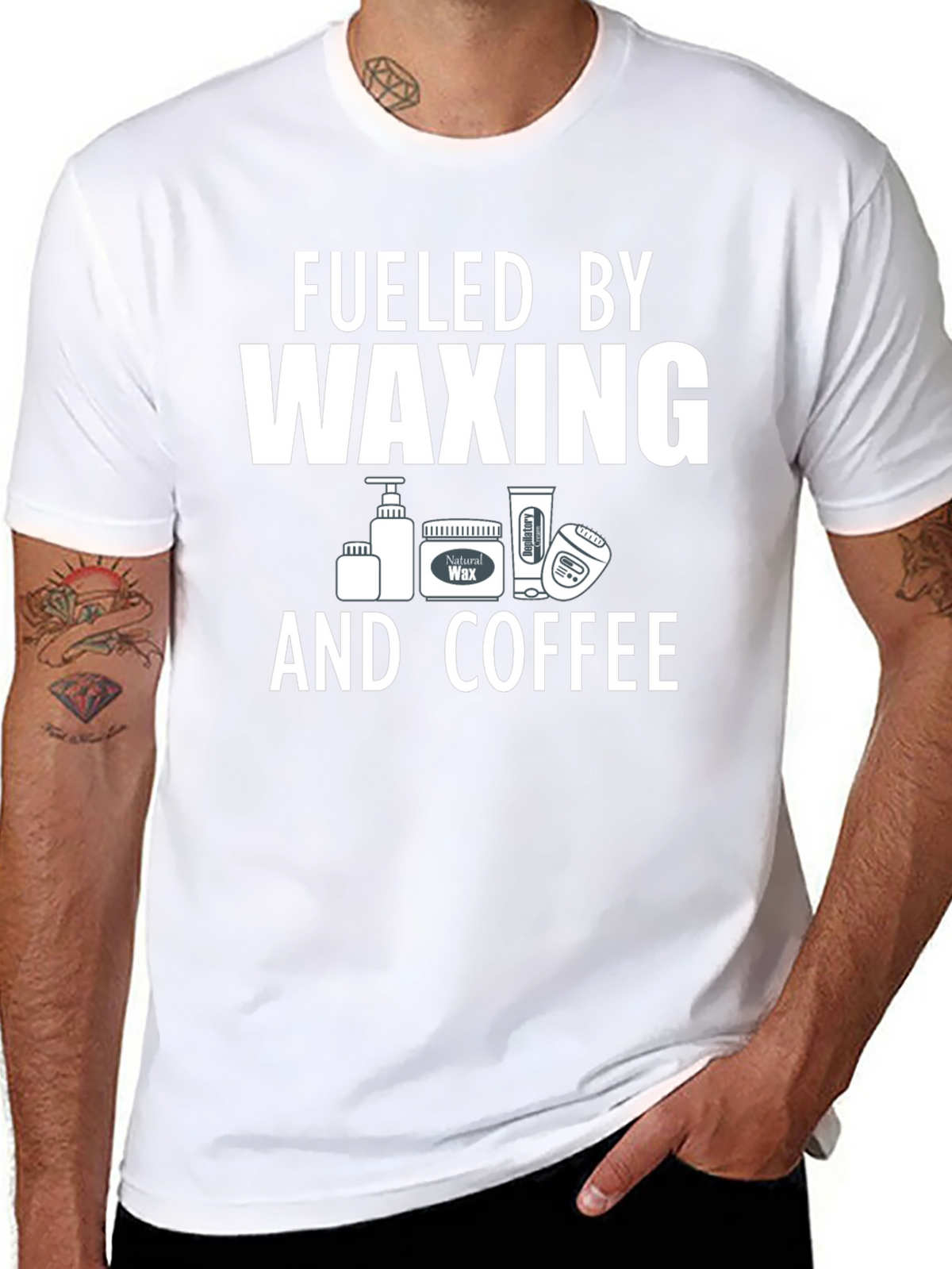 Fueled by Waxing and Coffee T-Shirt