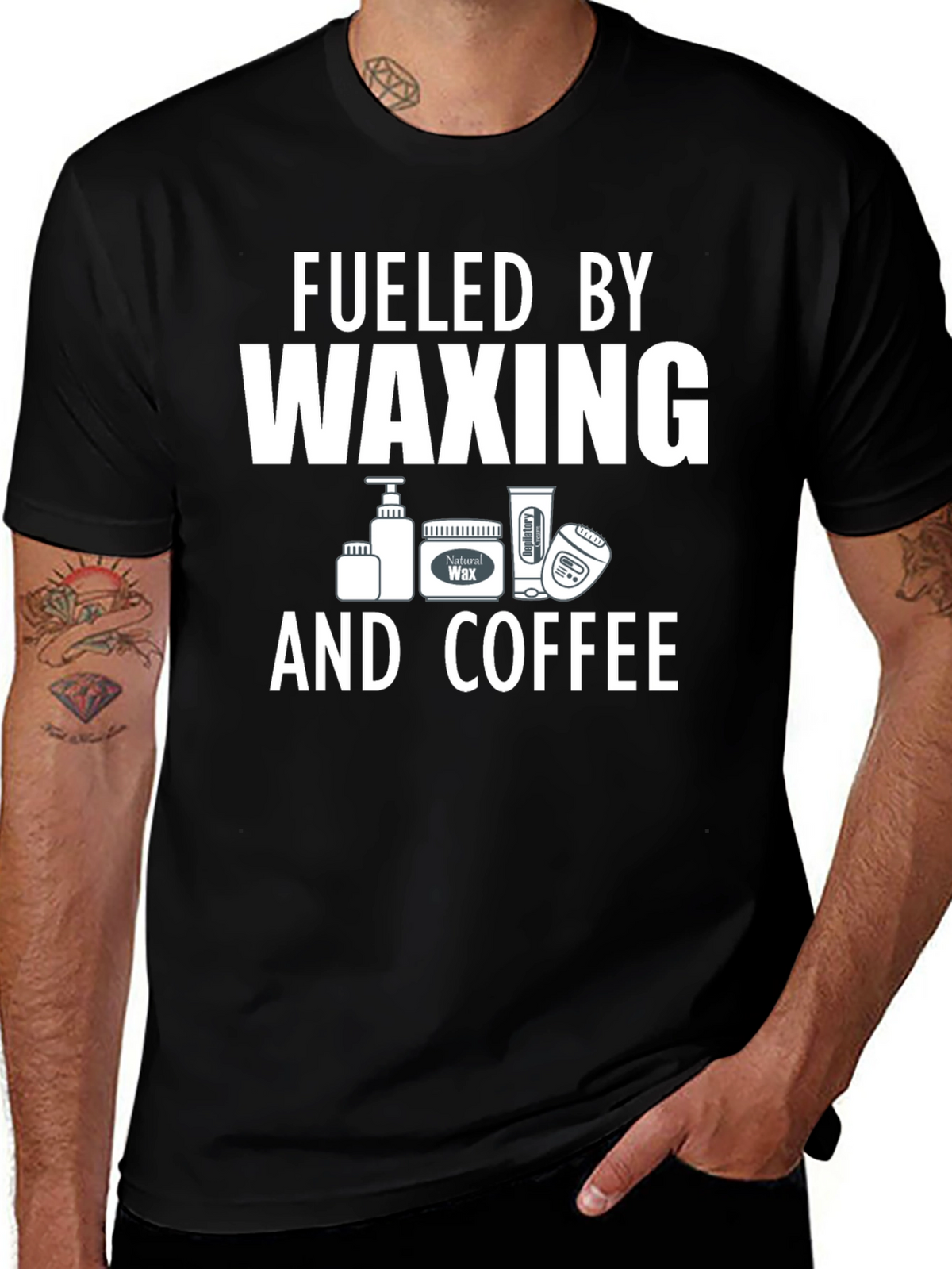 Fueled by Waxing and Coffee T-Shirt