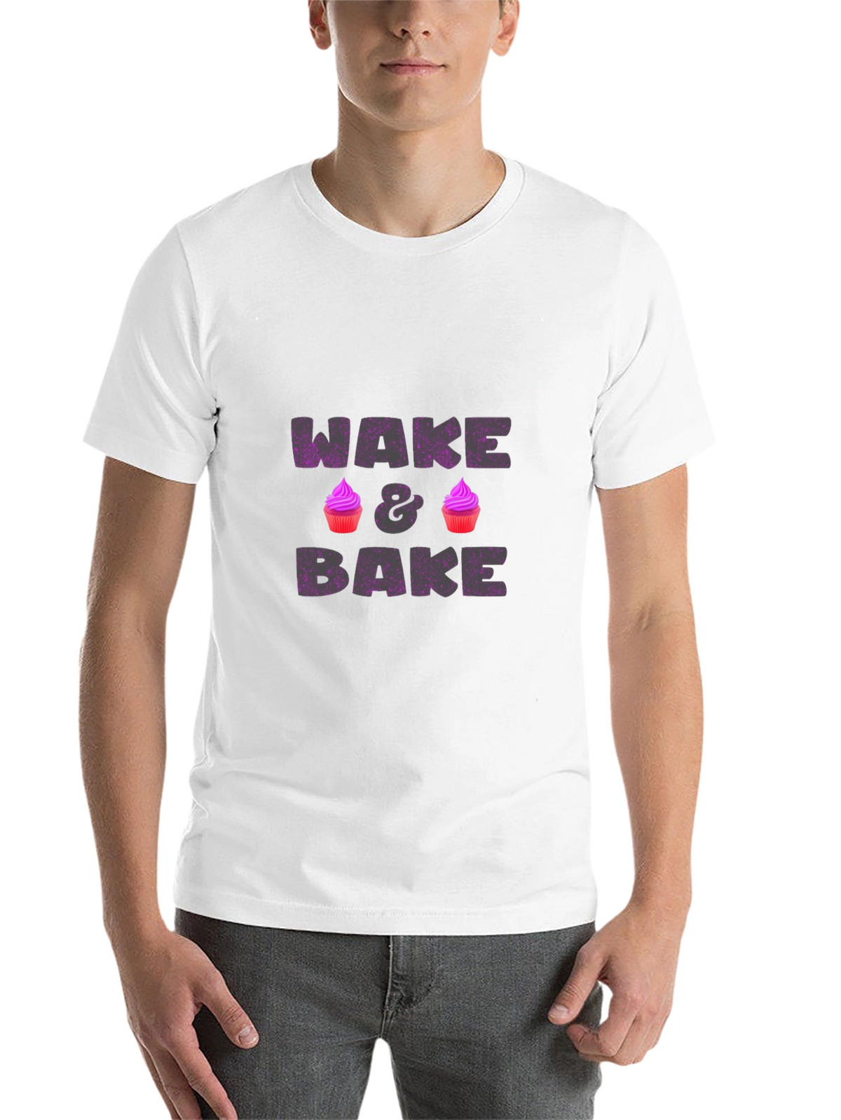 Wake & Bake Graphic Tee - Fun Novelty Design