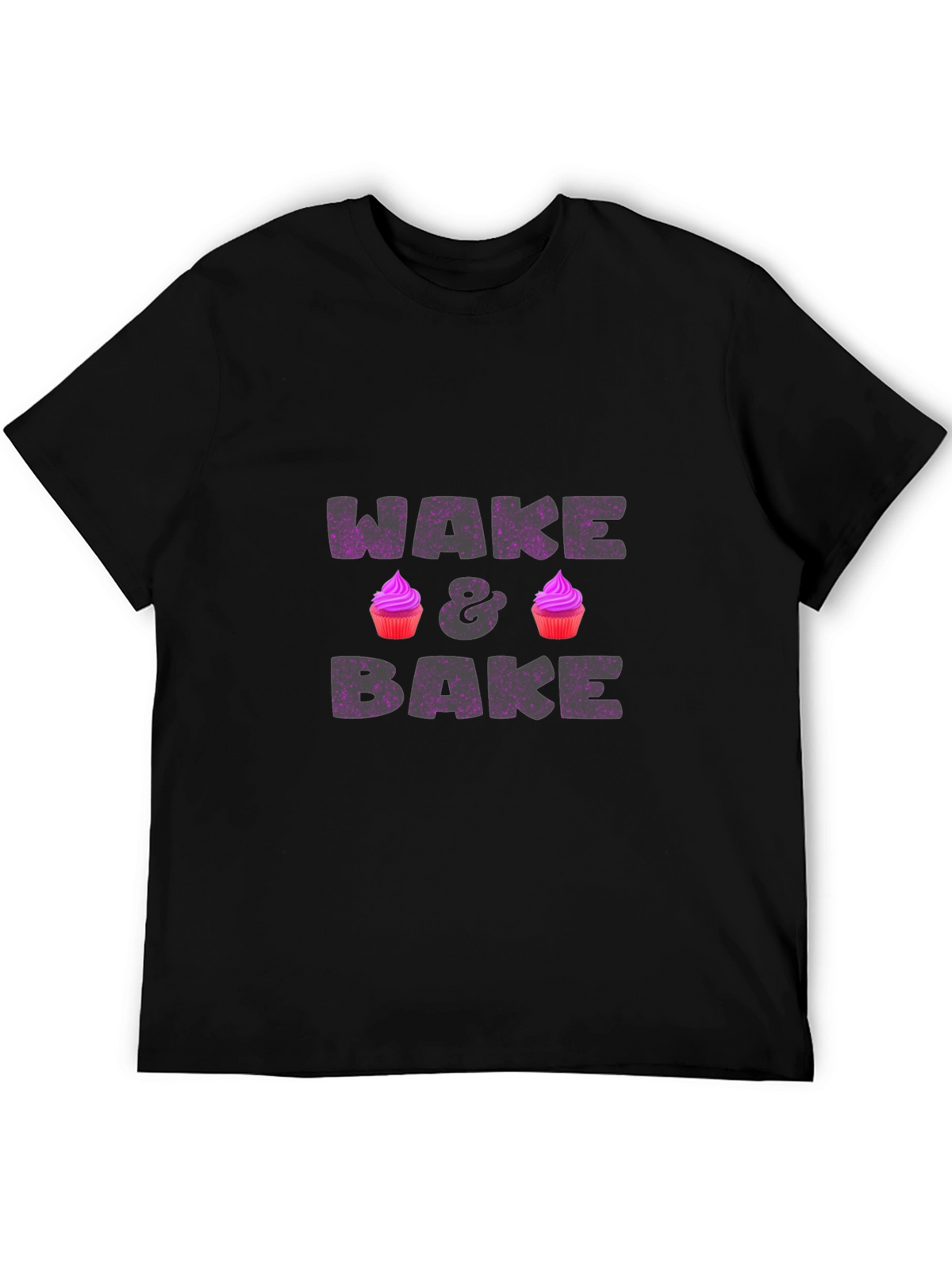 Wake & Bake Graphic Tee - Fun Novelty Design