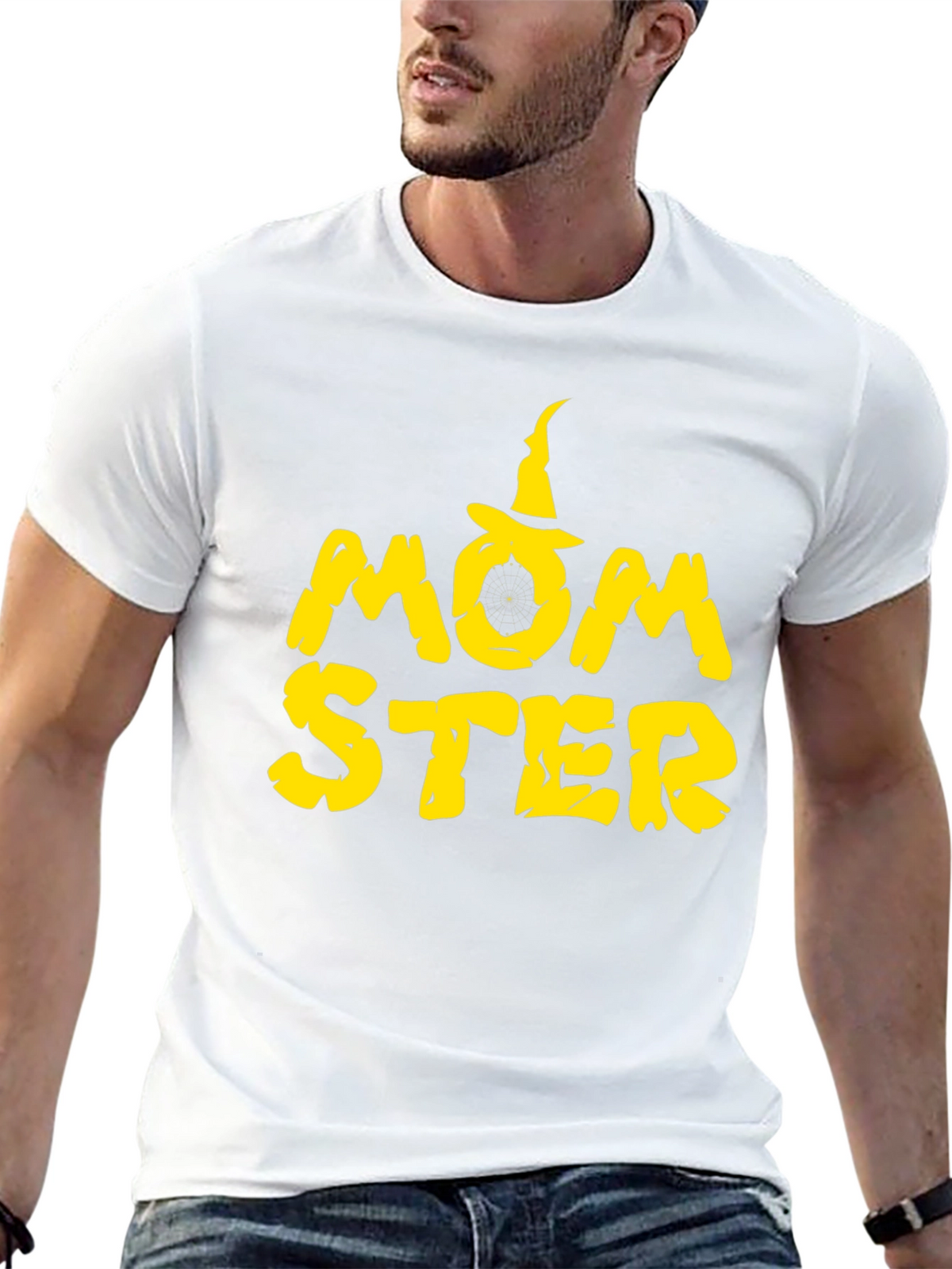 Momster Halloween T-Shirt - Black Tee
