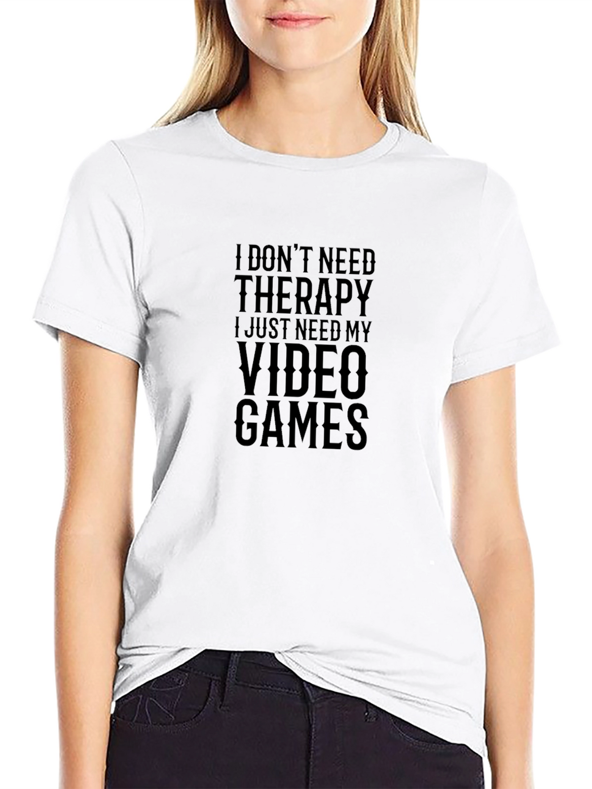 Funny Gamer T-Shirt - I Need Video Games!