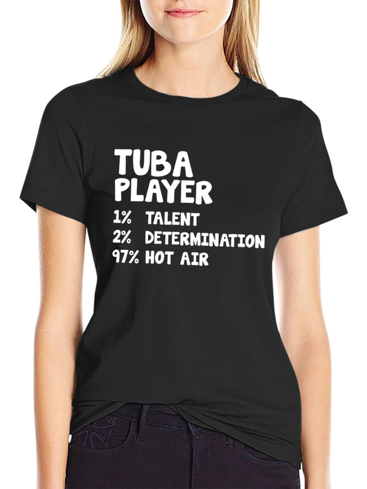 Tuba Player Funny Novelty Graphic T-Shirt
