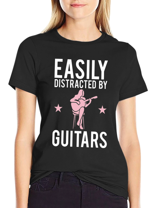 Easily Distracted By Guitars T-Shirt